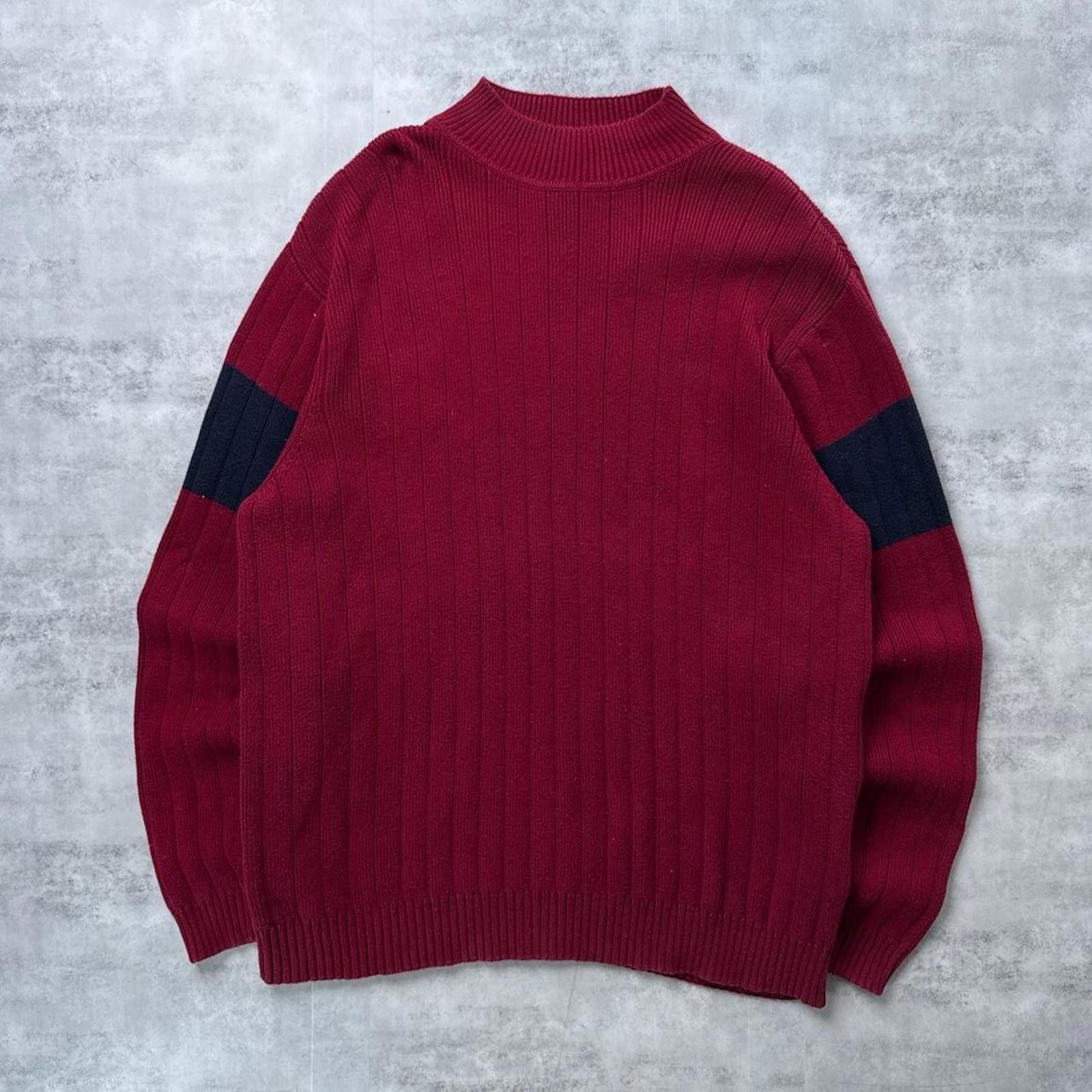 Chaps Y2K Chaps Ralph Lauren 00s Red Sweater Size US L / EU 52-54 / 3 - 1 Thumbnail