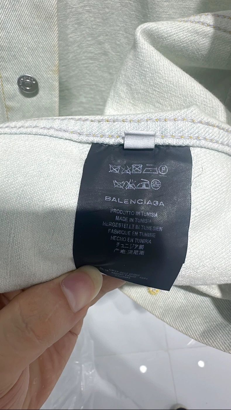 Balenciaga Balenciaga size 34 Bat Collar Denim Jacket Size S / US 4 / IT 40 - 5 Thumbnail