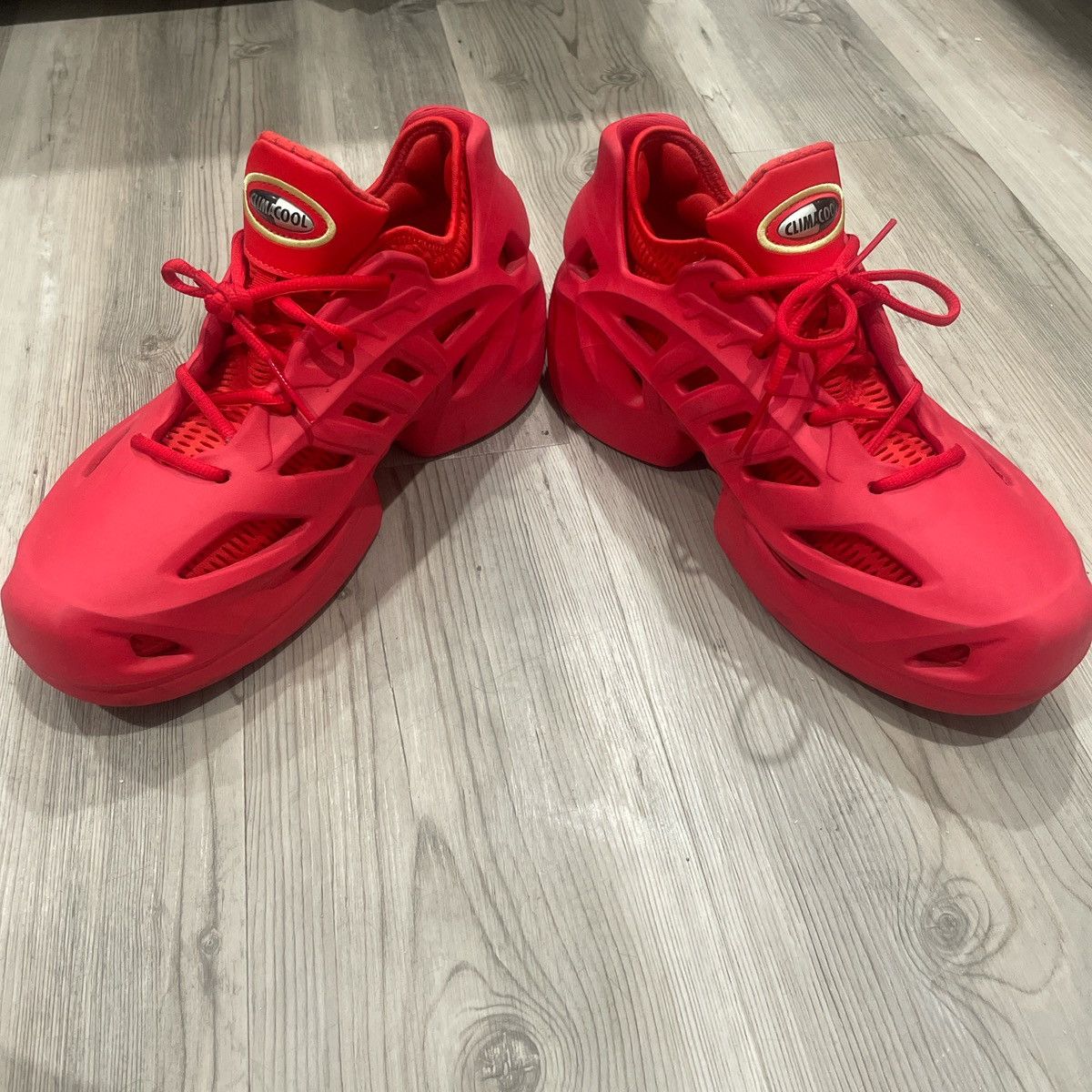 Adidas Adifoam Climacool “Scarlet” Size US 11 / EU 44 - 4 Thumbnail