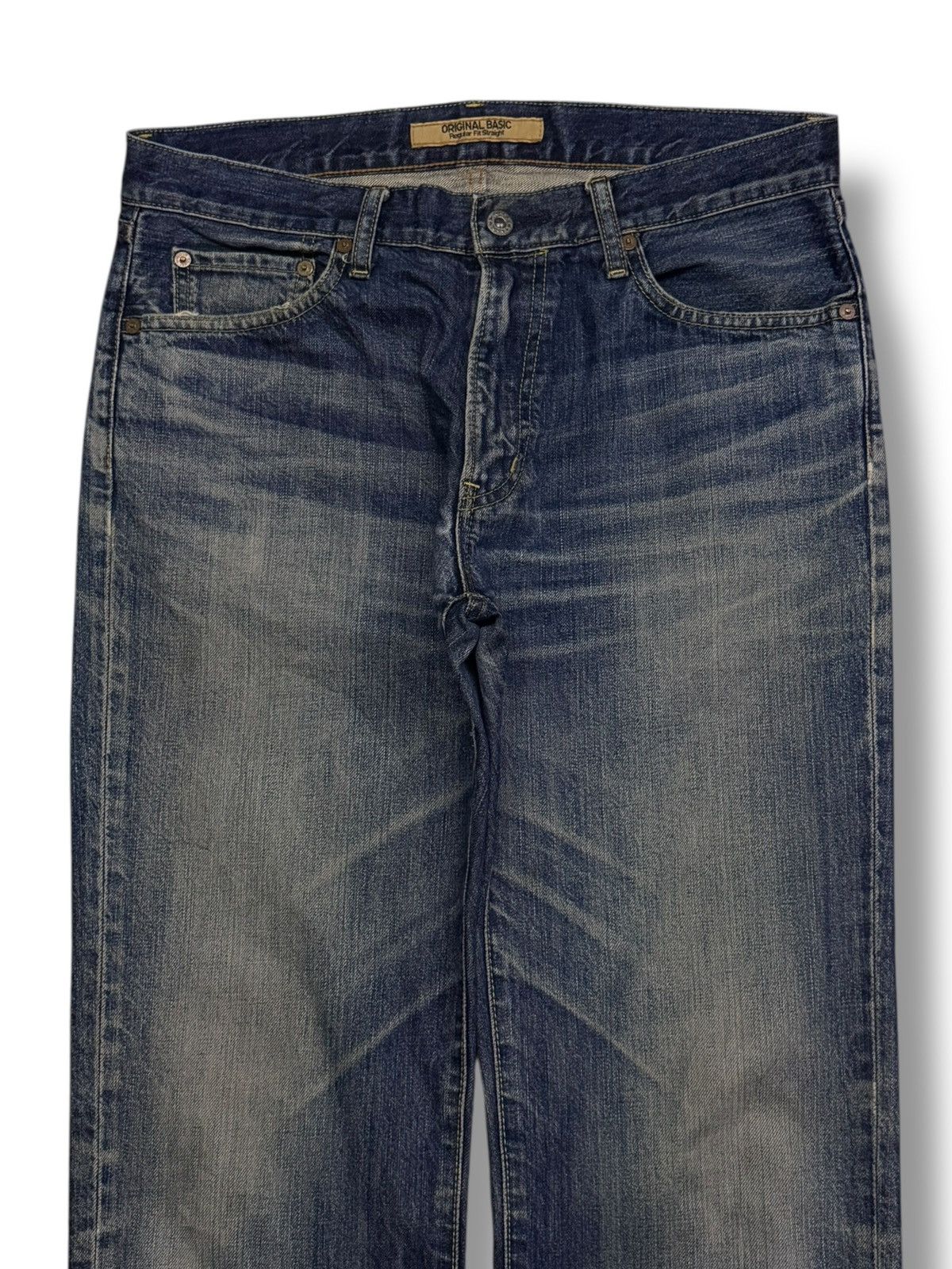 Uniqlo Vintage 00s Uniqlo S-002 Japanese Denim Jeans Y2K | W33 Size US 33 - 4 Thumbnail