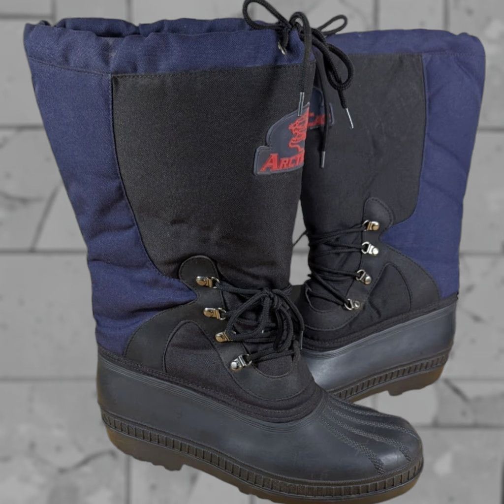 VINTAGE Arctic Cat Men's Snow Boot Size Insulated Winter Nylon