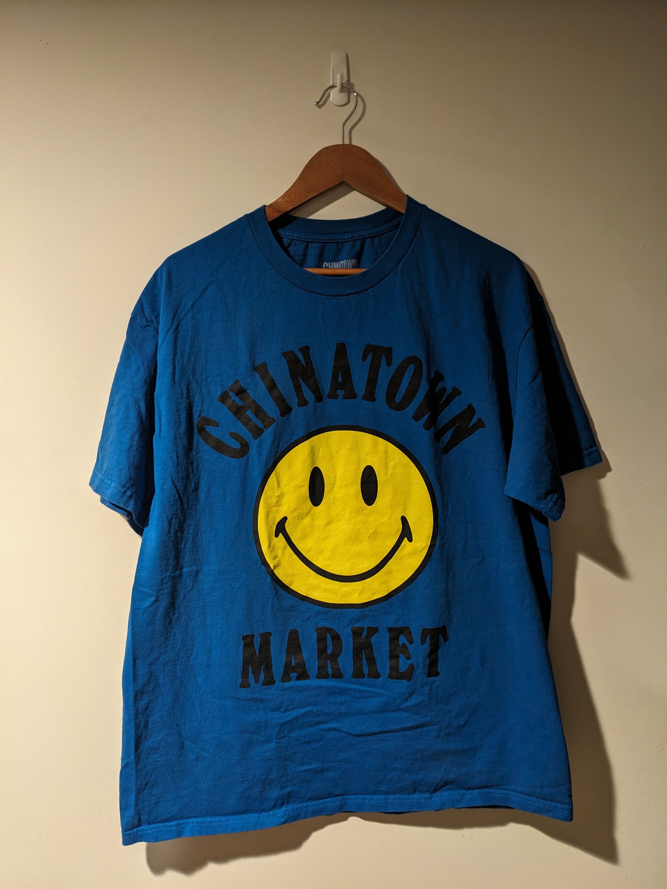 Designer × Market Chinatown Market Smiling Face Logo Streetwear T-Shirt Size US XL / EU 56 / 4 - 1 Thumbnail