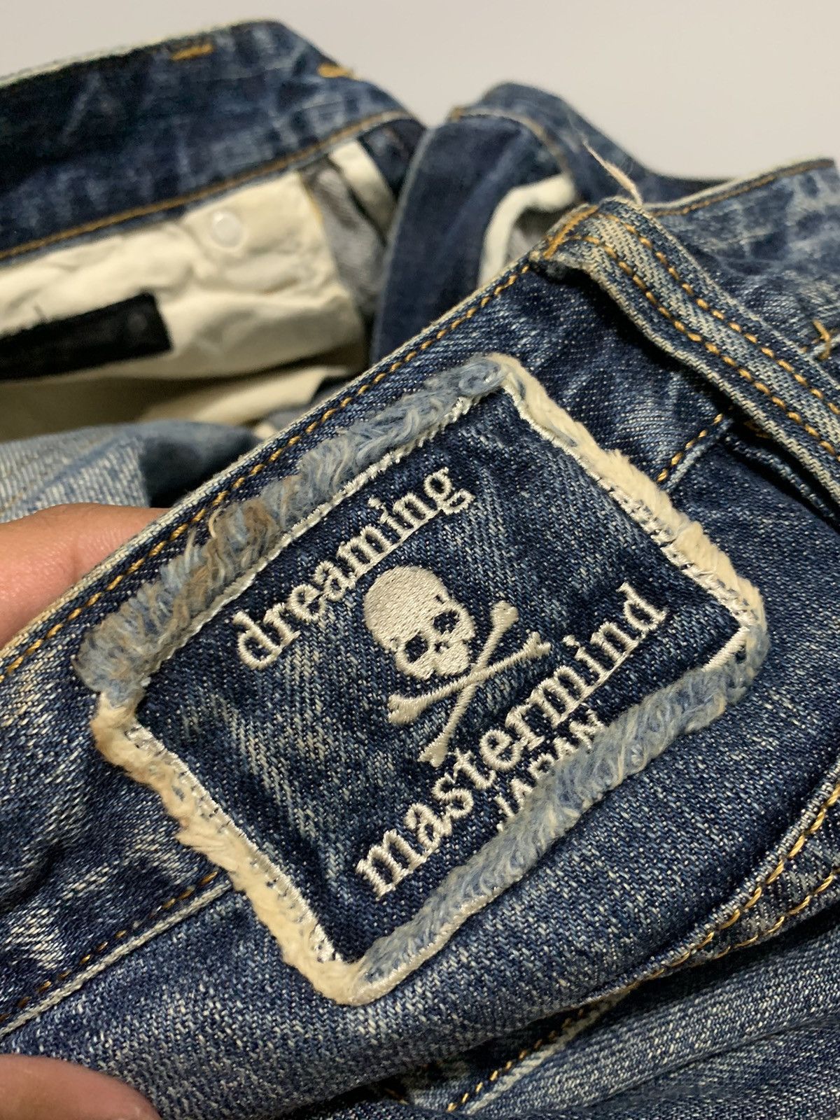Mastermind Japan × The Rolling Stones MMJ x TRS- 2012- 50th Anniversary of D Rolling Stones Denim Size US 30 / EU 46 - 10 Thumbnail