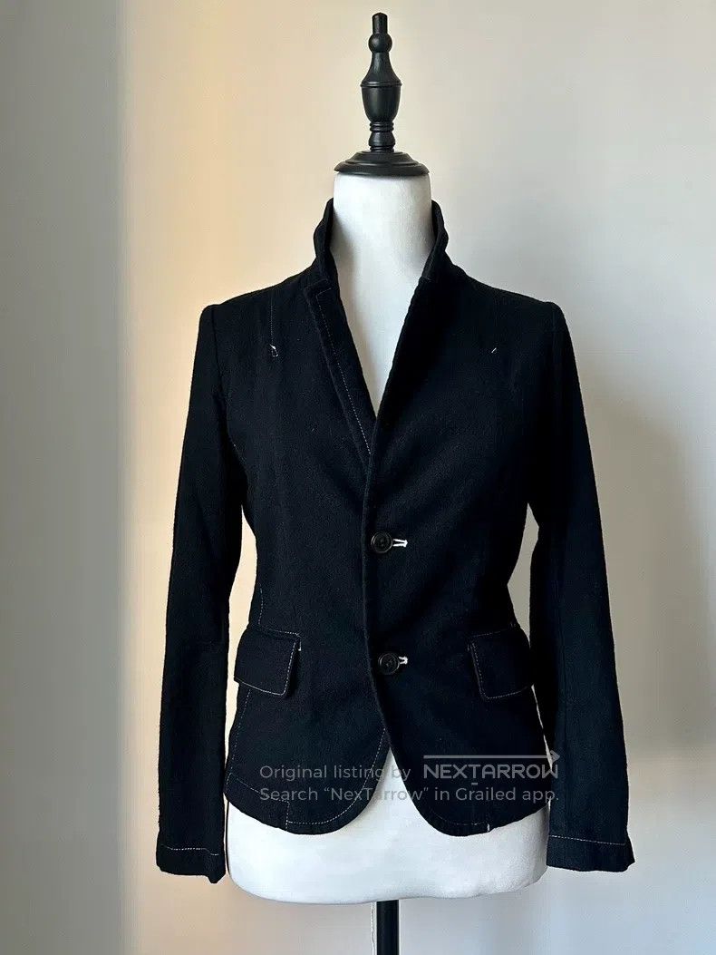 Yohji Yamamoto Yohji Yamamoto size 1 2009 AW open thread wool jacket Size S / US 4 / IT 40 - 2 Thumbnail