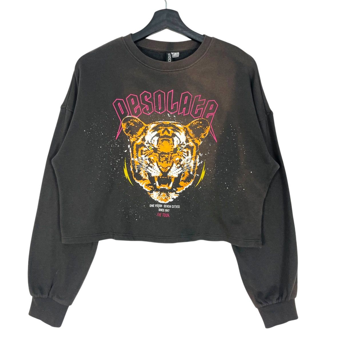 Band Tees Vintage Desolate Tour Band Tee Rock Cropped Sweatshirt Size M / US 6-8 / IT 42-44 - 1 Thumbnail