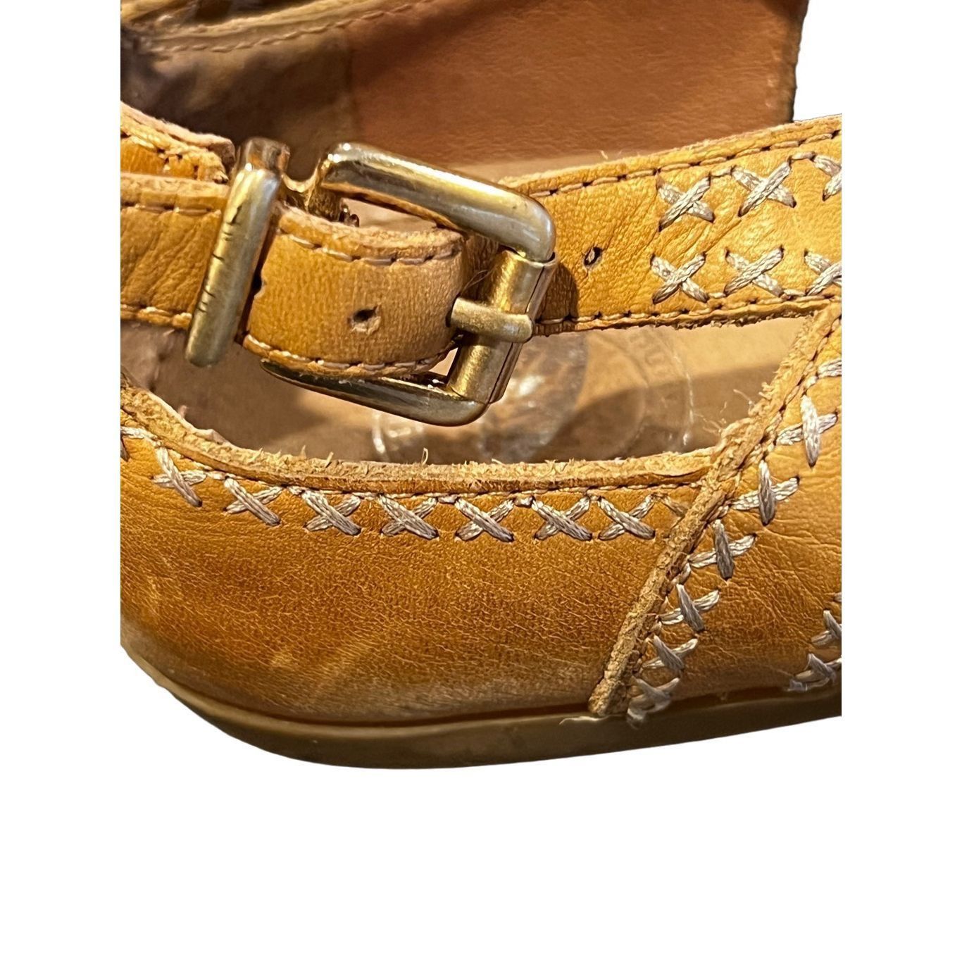 Clarks Nature Leather Sandals Sise 9 Size US 7 / IT 37 - 4 Thumbnail