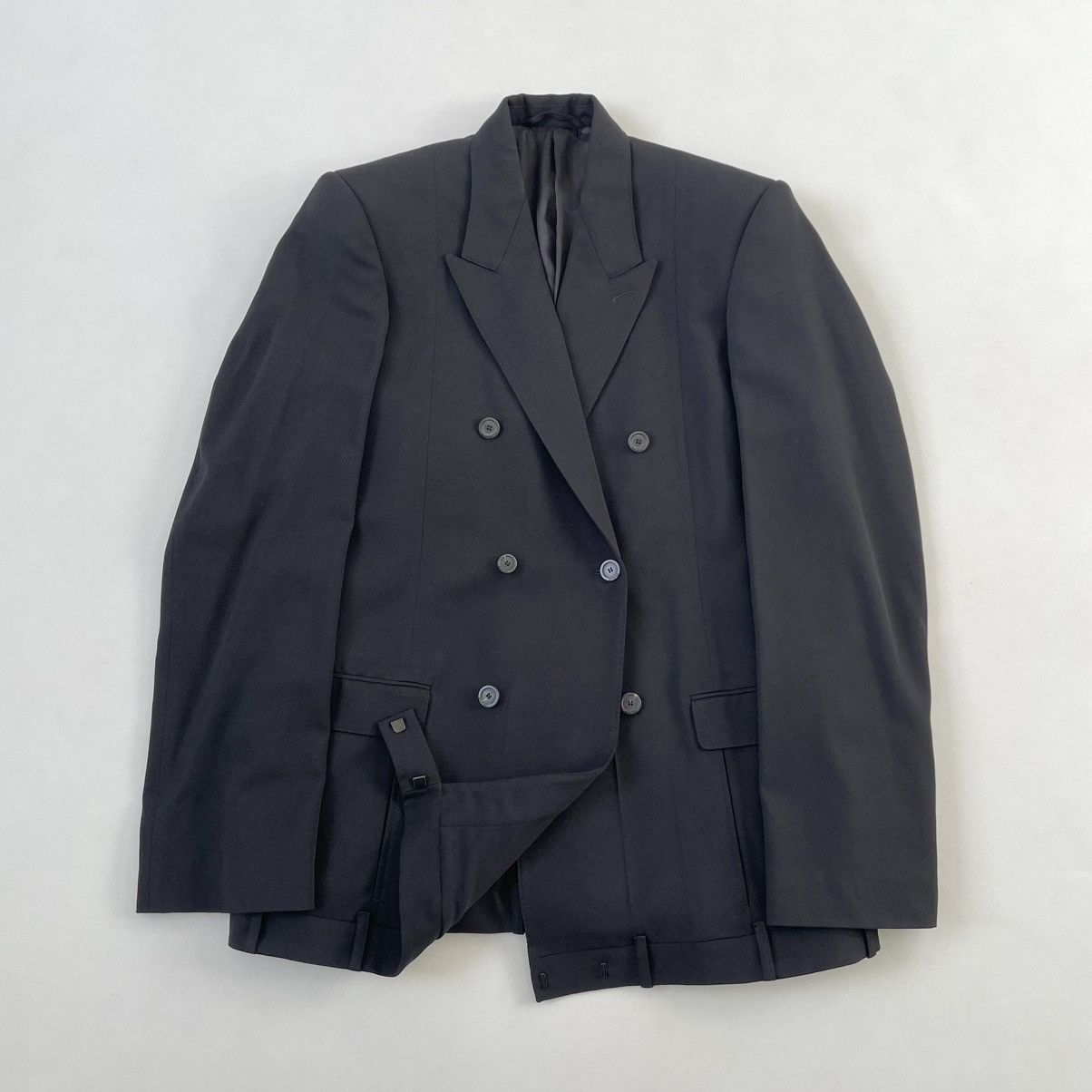 Balenciaga A/W 23 ‘Hybrid Trouser Detail’ Wool Blazer Size 40R - 21 Thumbnail