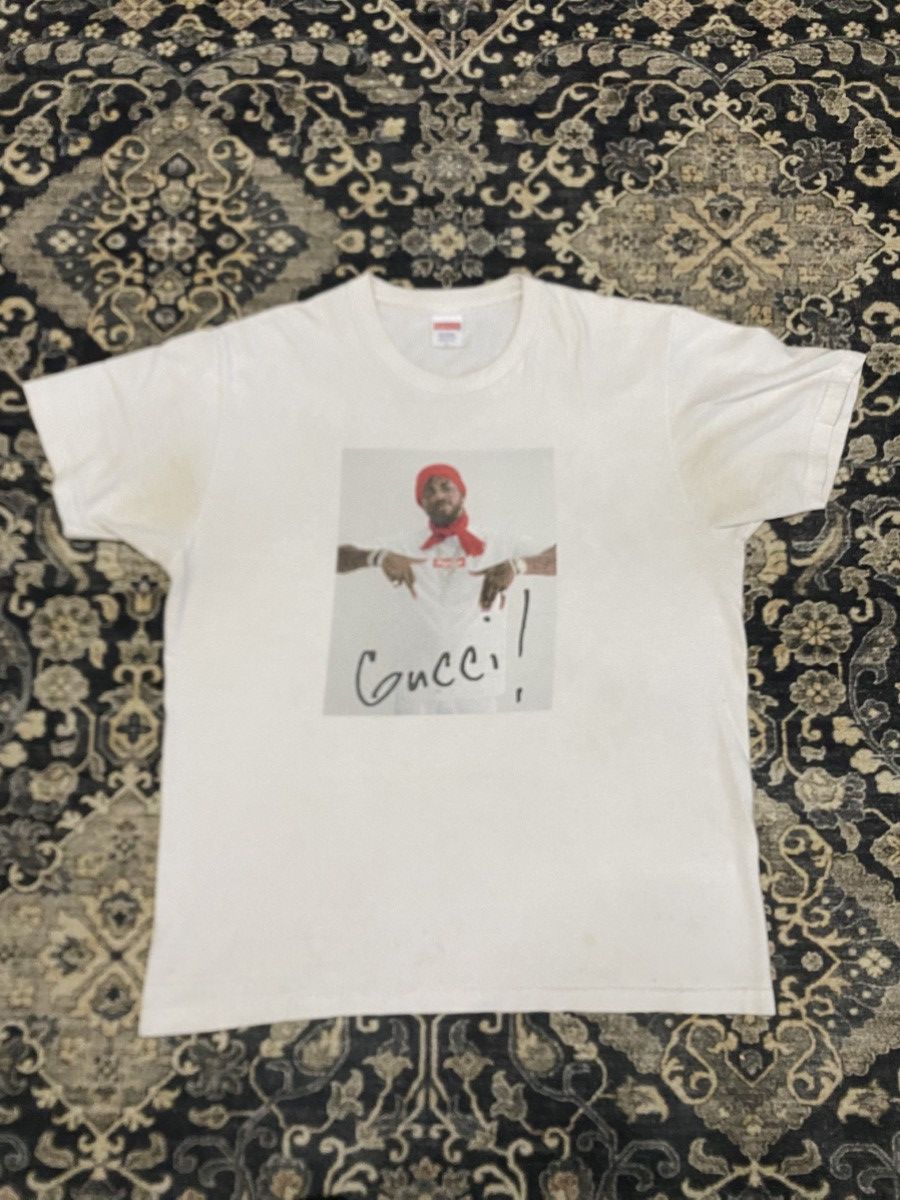 Supreme gucci mane tee white
