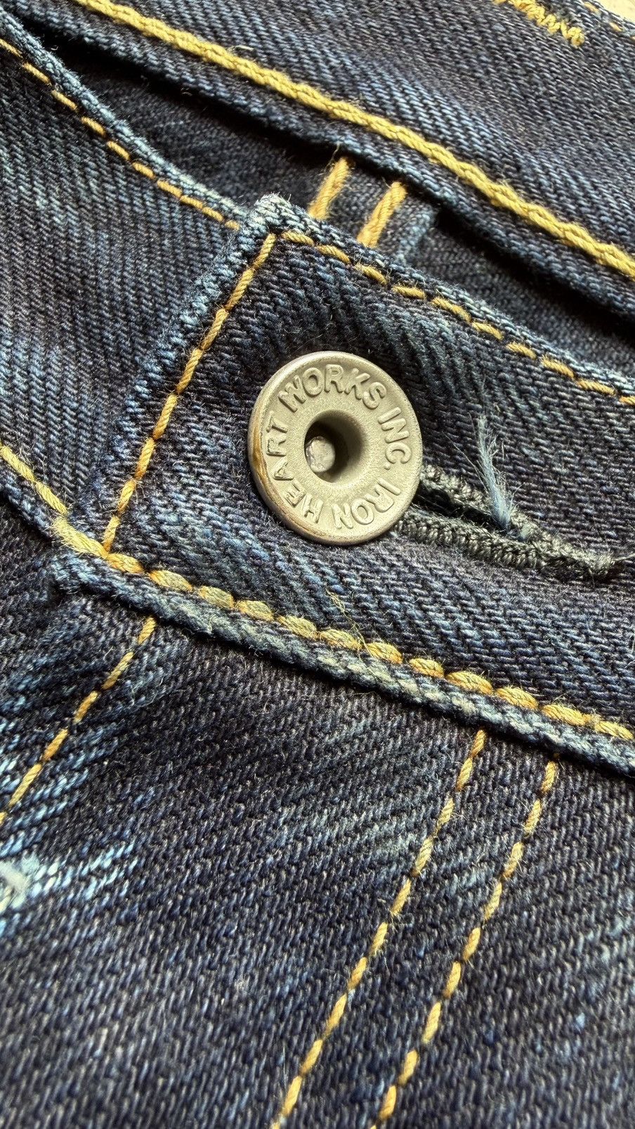 Iron Heart Iron Heart IH 666SII 18oz Double Indigo 32x29 Size US 32 / EU 48 - 8 Thumbnail