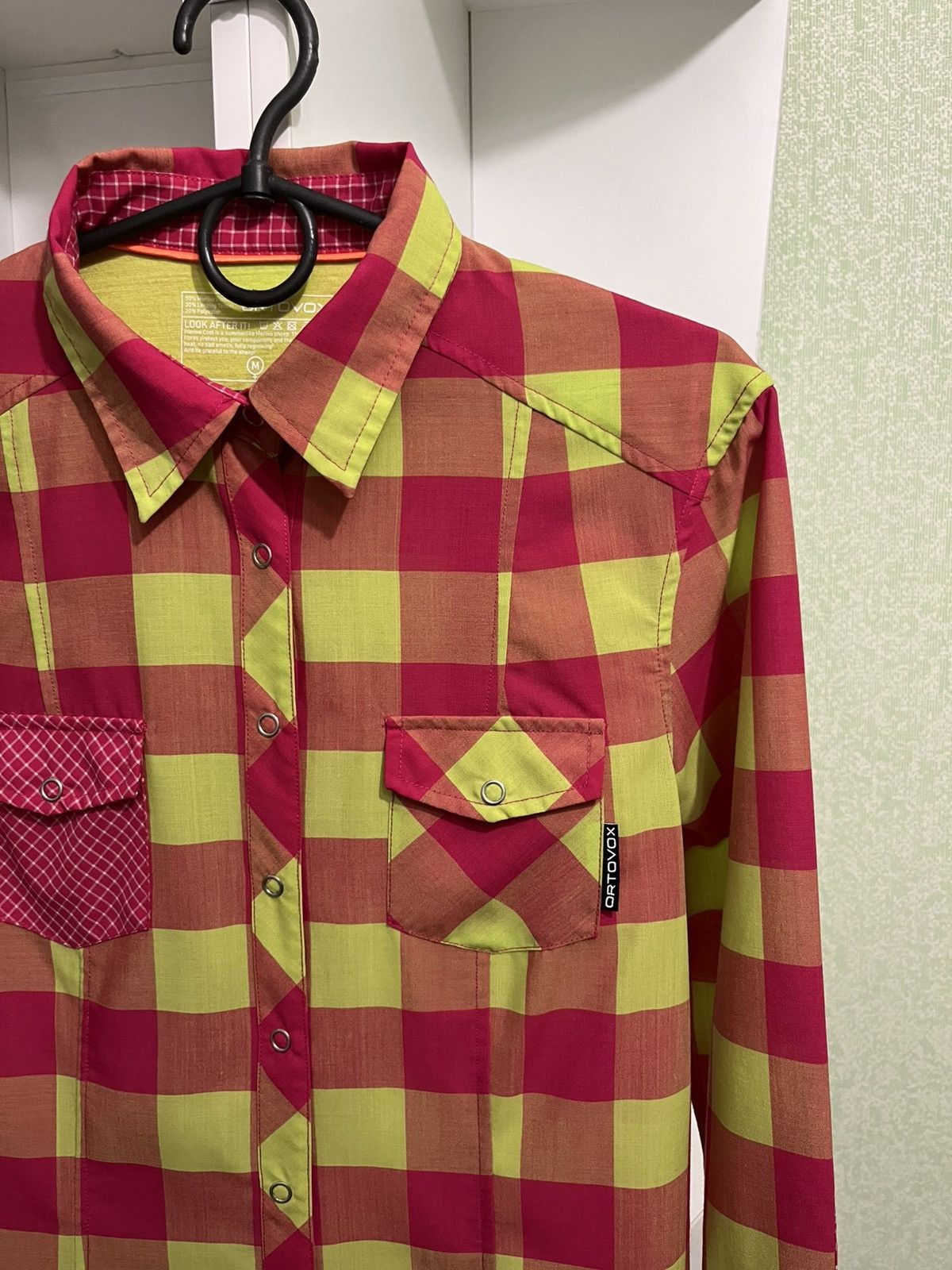 ORTOVOX Ortovox Merino Cool Shirt – Multicolor Plaid – Size M Size US M / EU 48-50 / 2 - 3 Thumbnail