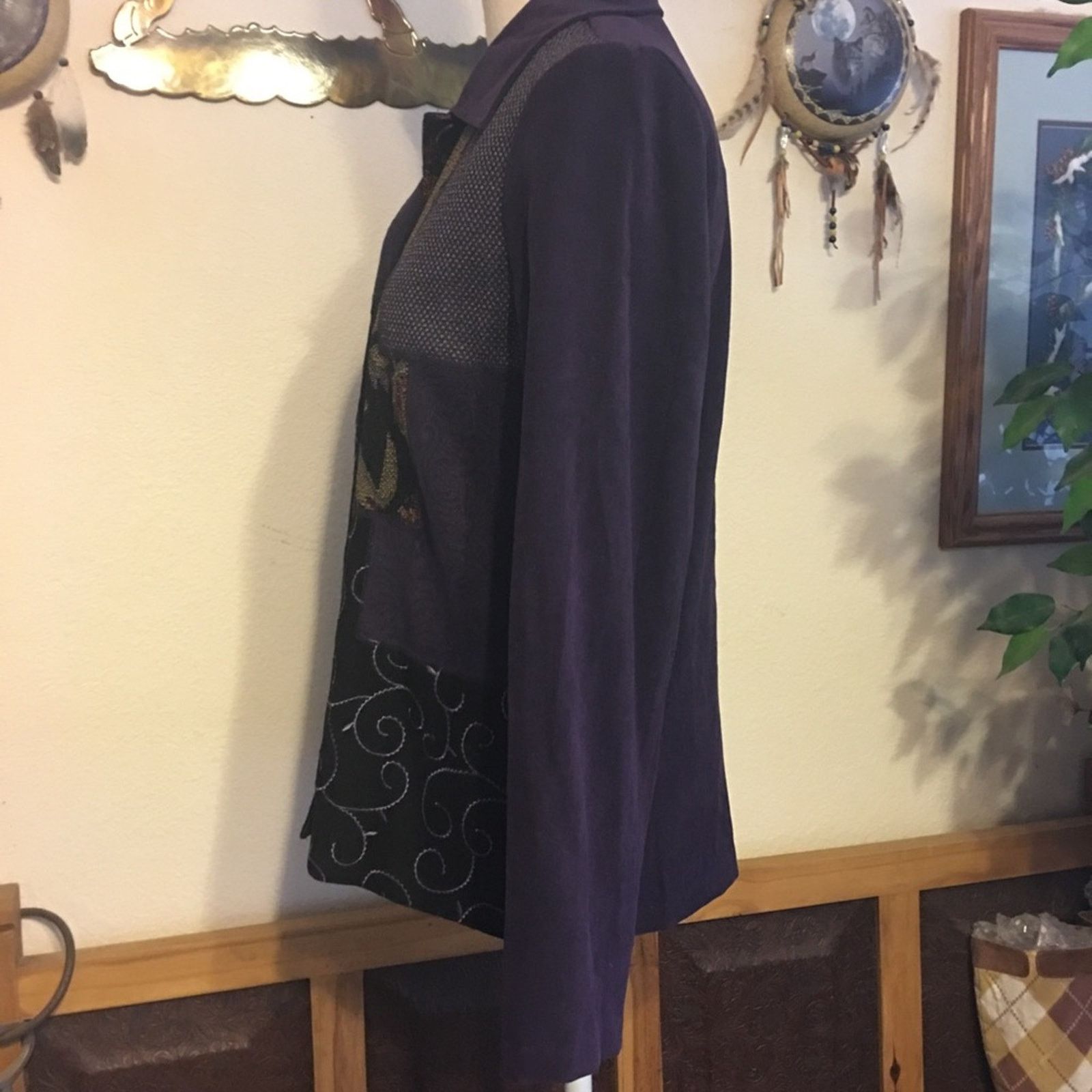 Vintage Vintage 90s Notations patchwork jacket & pant set Size S / US 4 / IT 40 - 3 Thumbnail