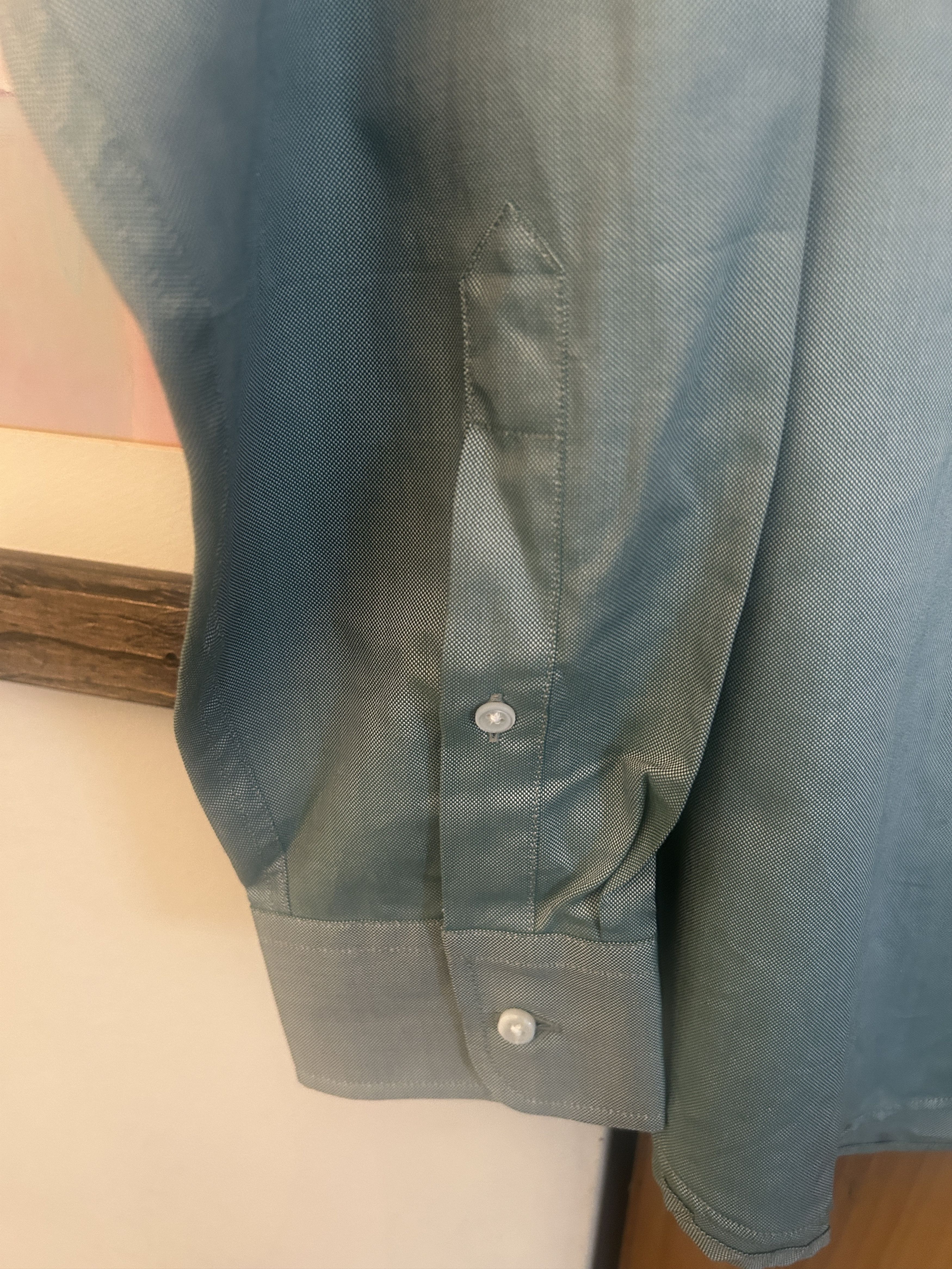 Ralph Lauren Purple Label Ralph Lauren Purple Label Button Up Shirt Sage XL Italy Size US XL / EU 56 / 4 - 5 Thumbnail