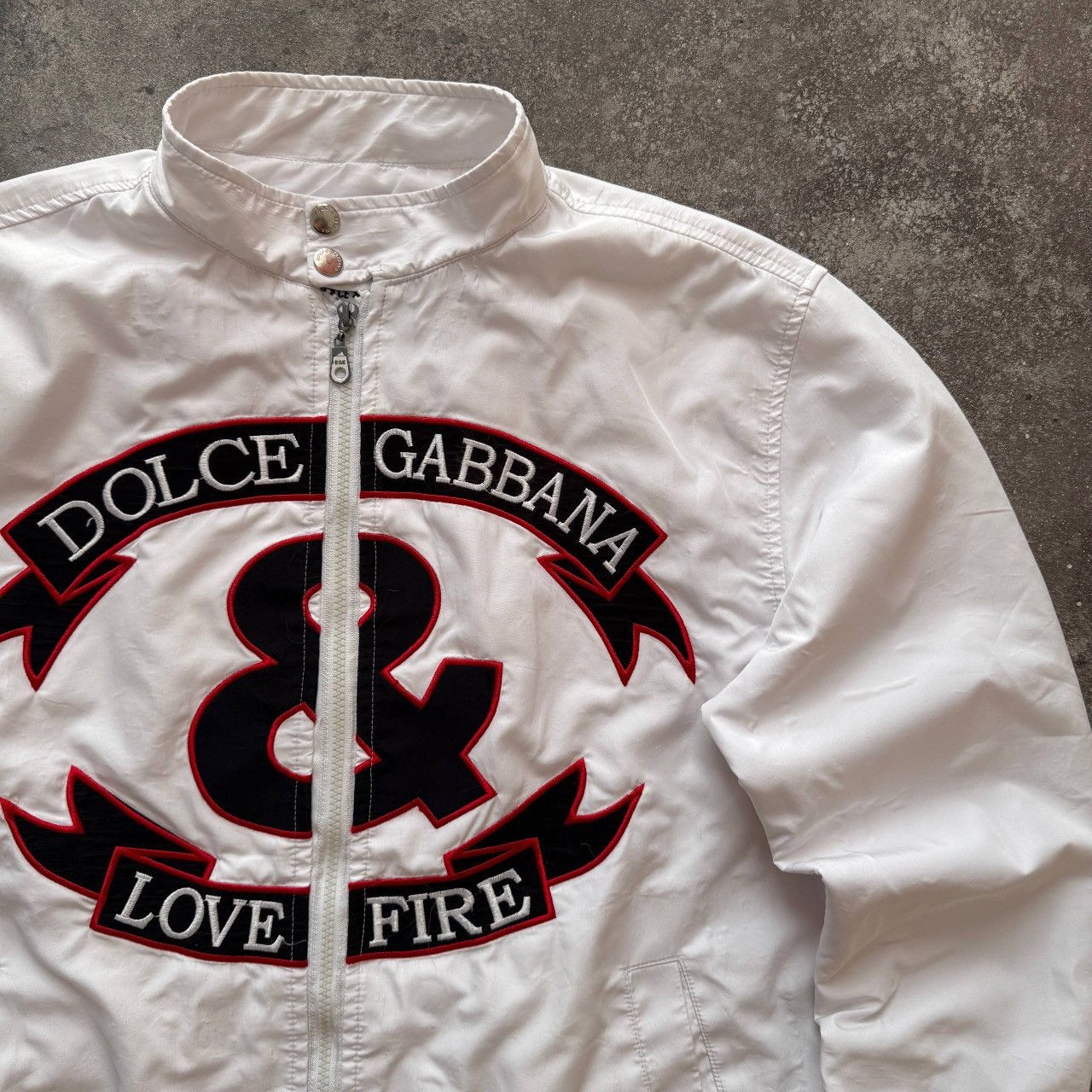 Vintage D&G Vintage Big Logo Zip Jacket Size US L / EU 52-54 / 3 - 6 Thumbnail