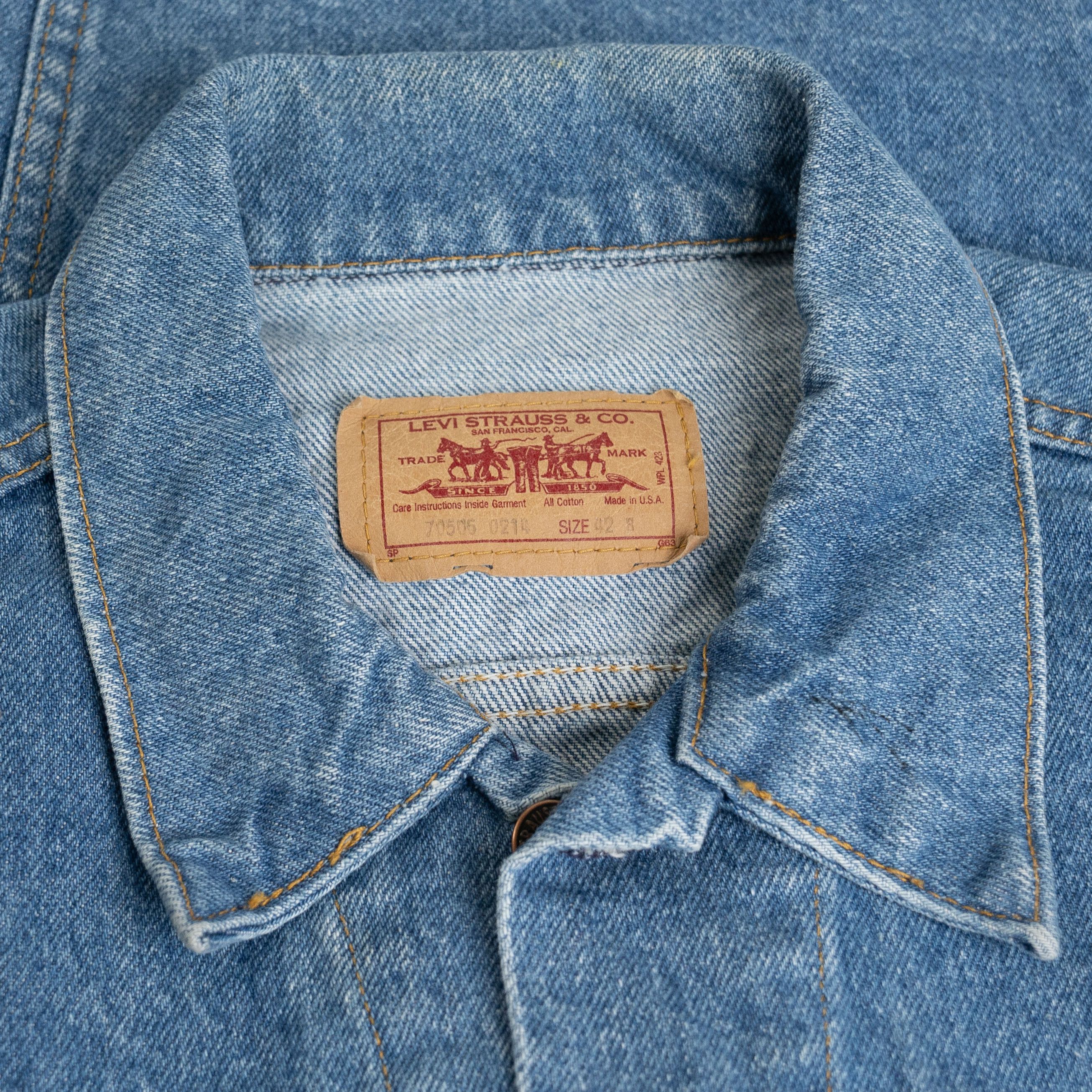 Levi's Vintage 1980's Levi's Denim Jacket Size M / US 6-8 / IT 42-44 - 3 Thumbnail