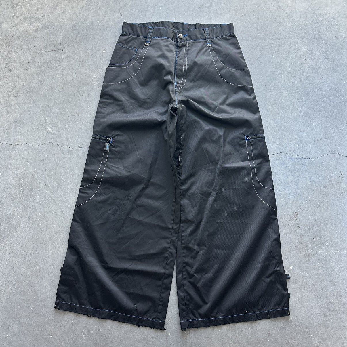 JNCO × Vintage Crazy Vintage Y2K Kikwear Rave Pants Baggy Wide Leg JNCO Size US 34 / EU 50 - 4 Thumbnail