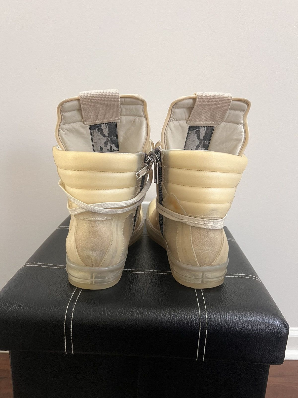 Rick Owens × Rick Owens Drkshdw *RARE SIZE* RICK OWENS Ss23 EDFU GEOBASKET TRANSPARENT Size US 12 / EU 45 - 3 Thumbnail