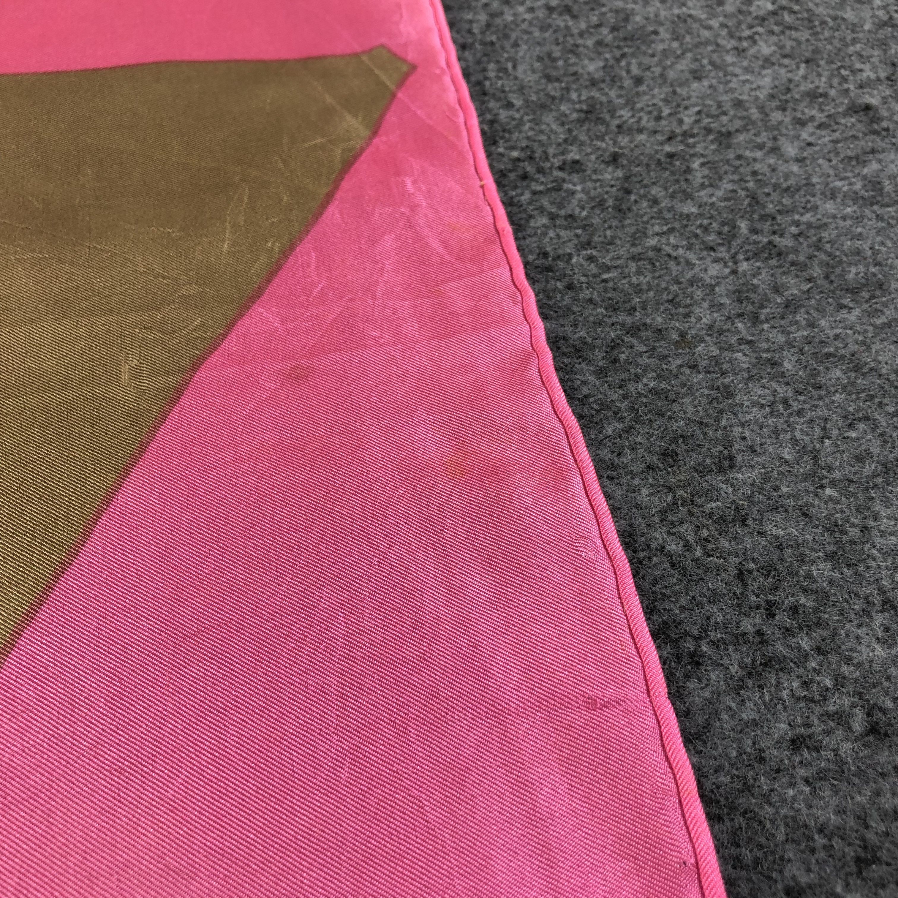 Japanese Brand P.A.S Abstract Hand Rolled Silk Scarf M759 Size ONE SIZE - 12 Thumbnail
