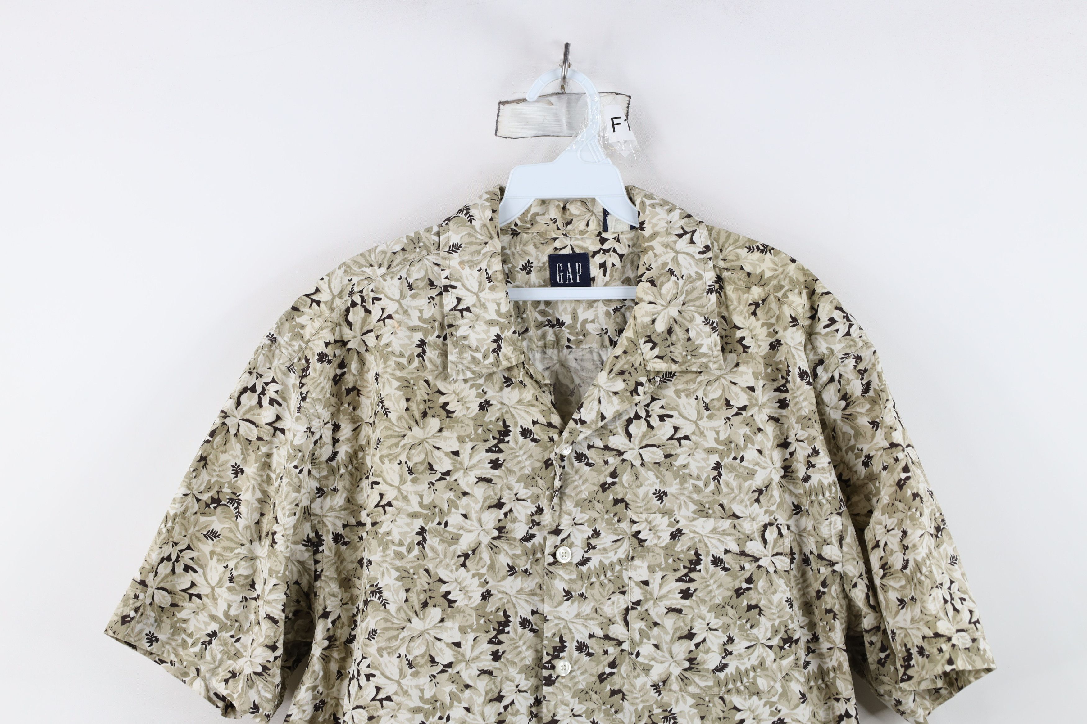 Gap Vintage Y2K 2000 Gap Camp Collar Short Sleeve Button Shirt Size US M / EU 48-50 / 2 - 2 Thumbnail
