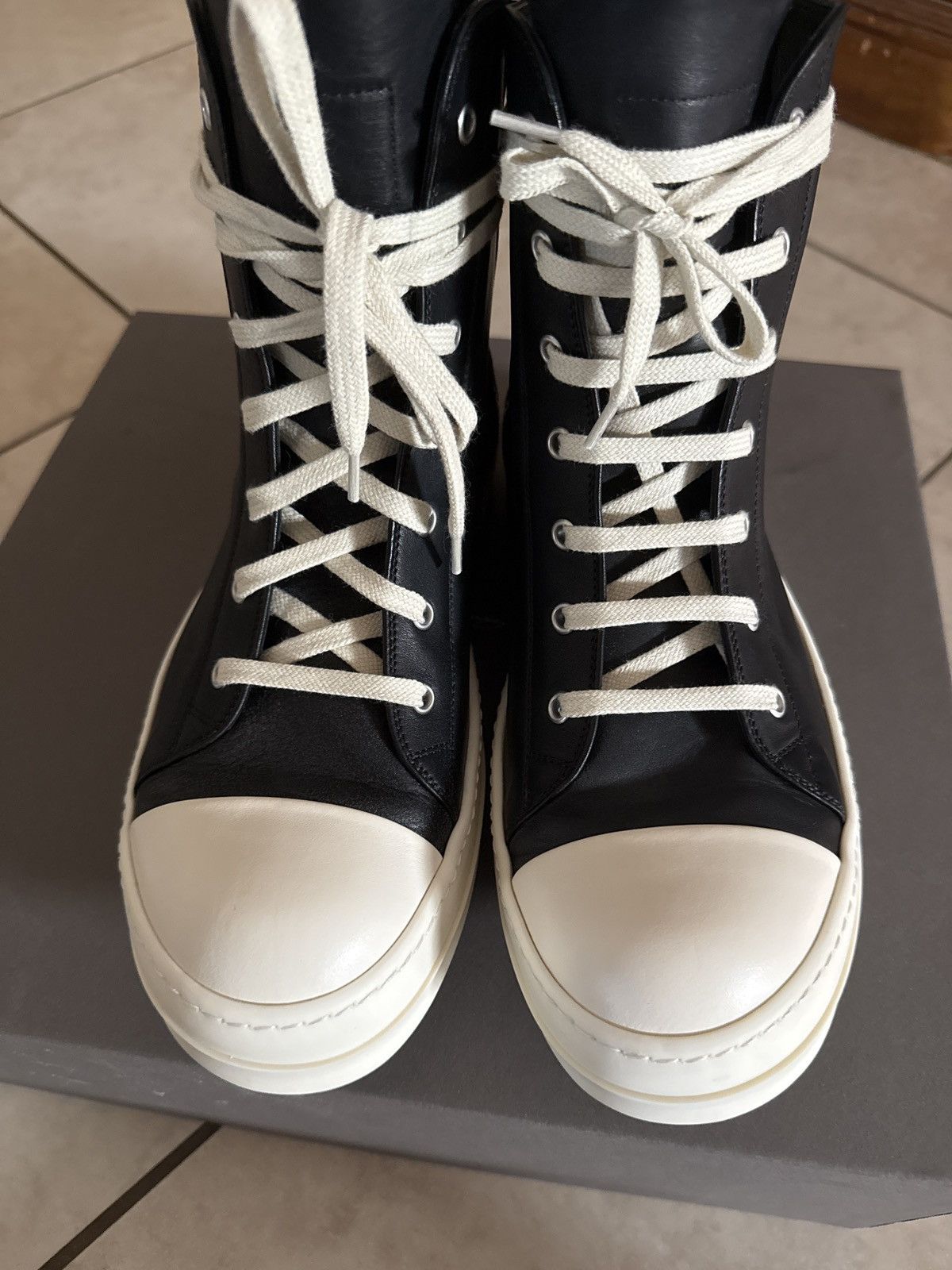 Rick Owens Rick Owens Ramones High Size US 9 / EU 42 - 2 Thumbnail