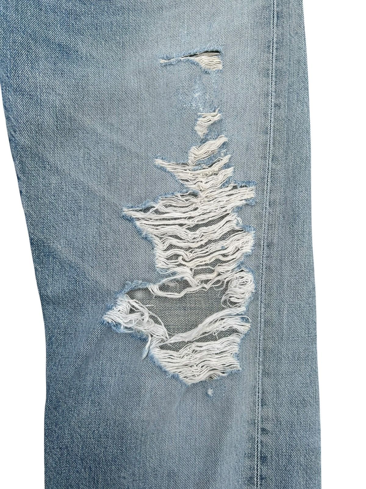 Kapital Vintage Levis Big E Selvedge Thrashed Denim Jeans Size US 32 / EU 48 - 6 Thumbnail