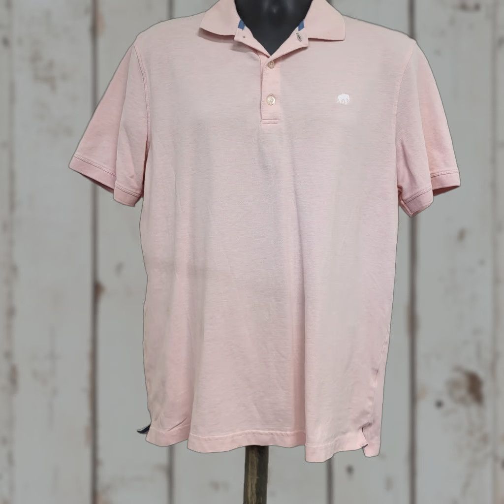 Banana Republic Banana Republic Pique Polo Shirt Mens L Pink Standard Fit Organic Cotton Shirt Polo shirt Size US L / EU 52-54 / 3 - 1 Thumbnail