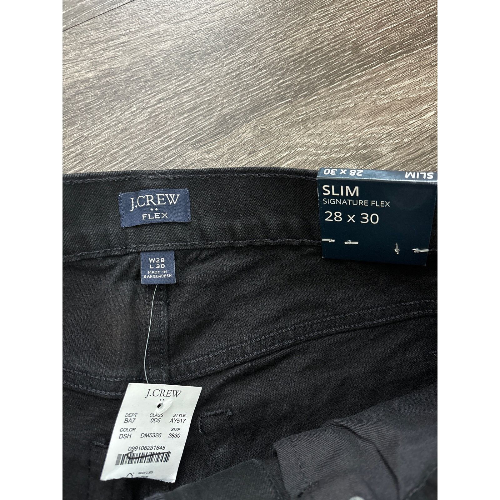 J.Crew NWT J.Crew Slim Fit Jean In Signature Flex Black Size 28x30 Size US 28 / EU 44 - 6 Thumbnail
