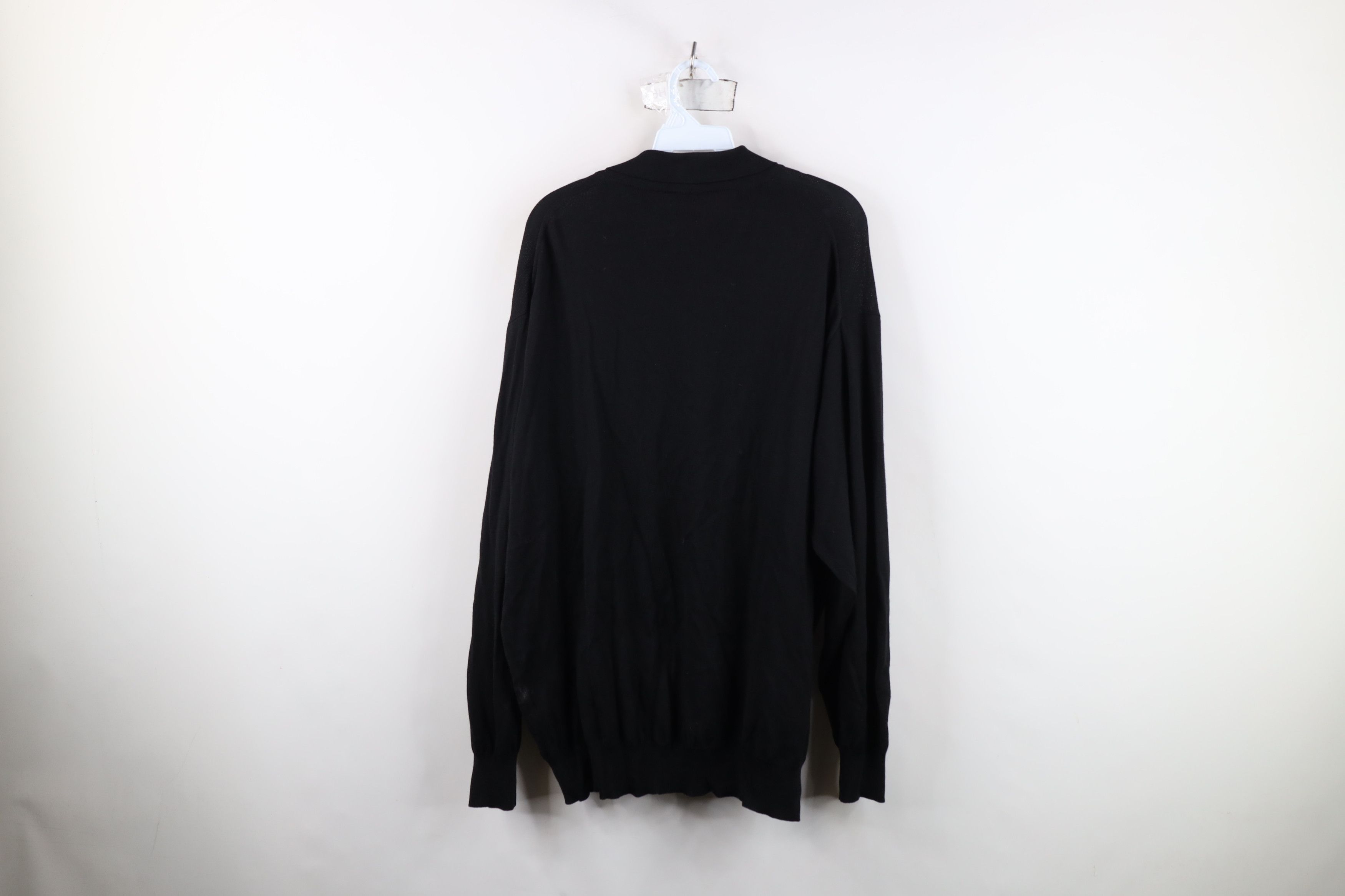 Vintage Vintage 90s Streetwear Cashmere Blend Knit Collared Sweater Size US XXL / EU 58 / 5 - 12 Thumbnail