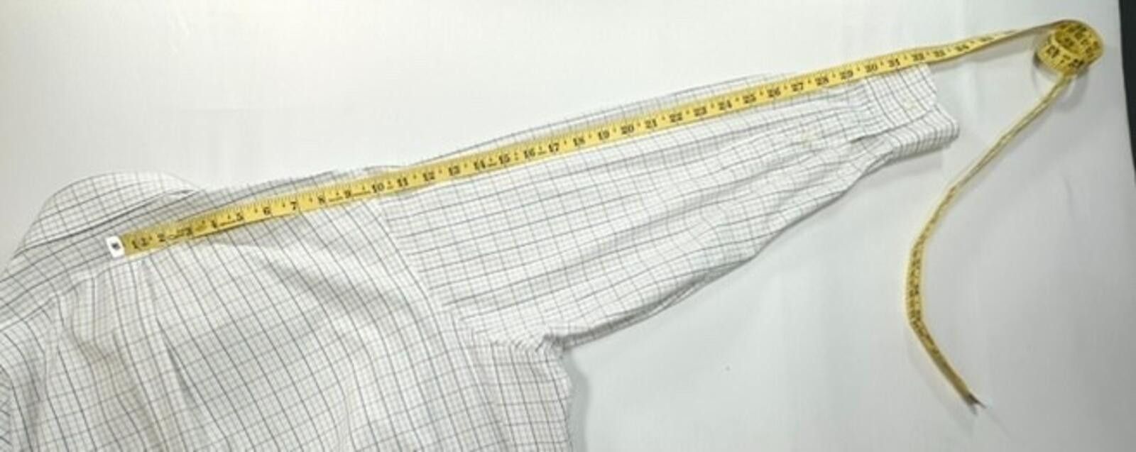 Tom James Tom James Executive Collection Checked Oxford White Mens XL Size 44R - 5 Thumbnail