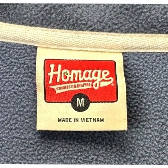 Vintage Homage Jacket Mens Medium Blue Full Zip Jacket Mock Neck Long Sleeve Pocket Size US M / EU 48-50 / 2 - 5 Thumbnail