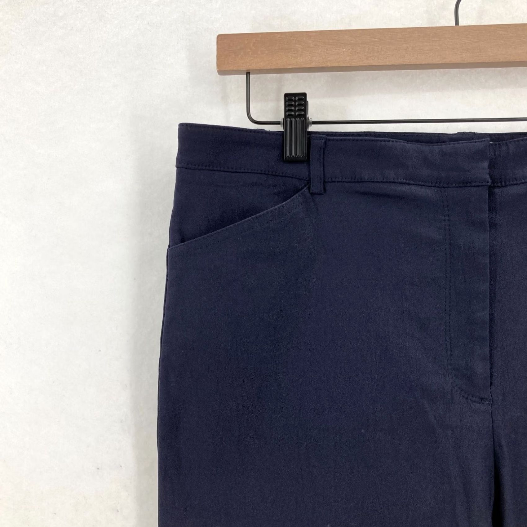 Calvin Klein Calvin Klein Dress Pants Women's 14 Blue Stretch Nylon Blend Skinny Ankle Career Size 36" / US 14 / IT 50 - 3 Thumbnail
