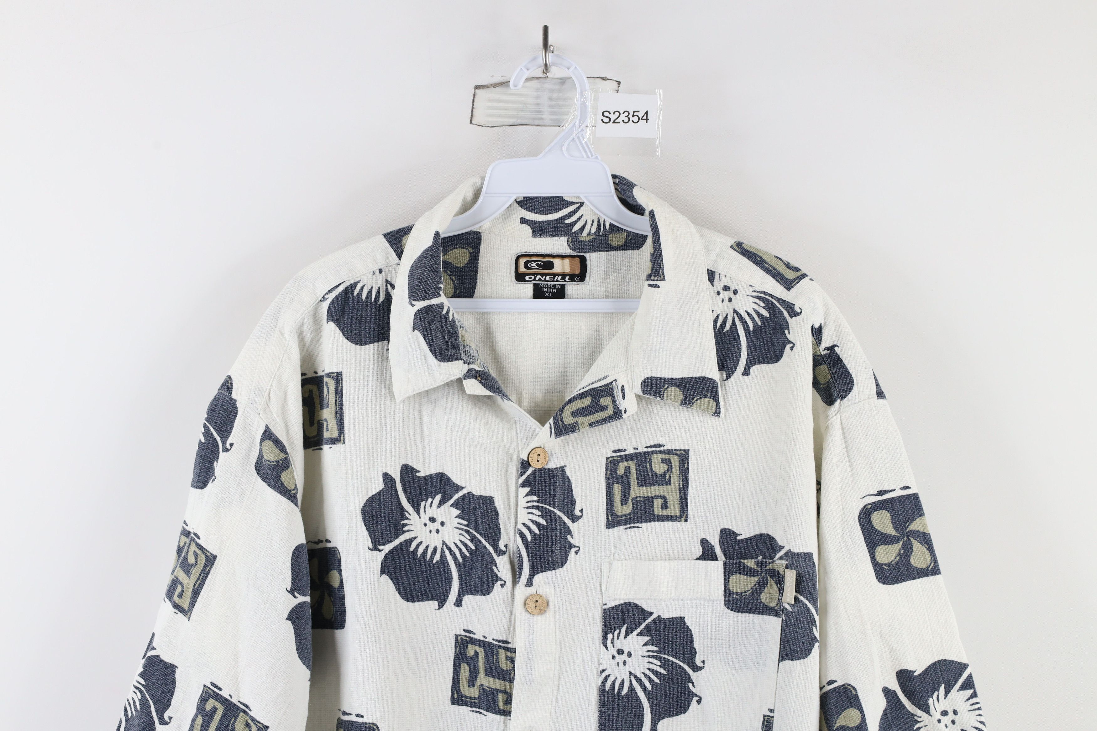 O'Neill × Vintage Vintage 90s O'Neill Surfing Abstract Hawaiian Button Shirt Size US XL / EU 56 / 4 - 2 Thumbnail