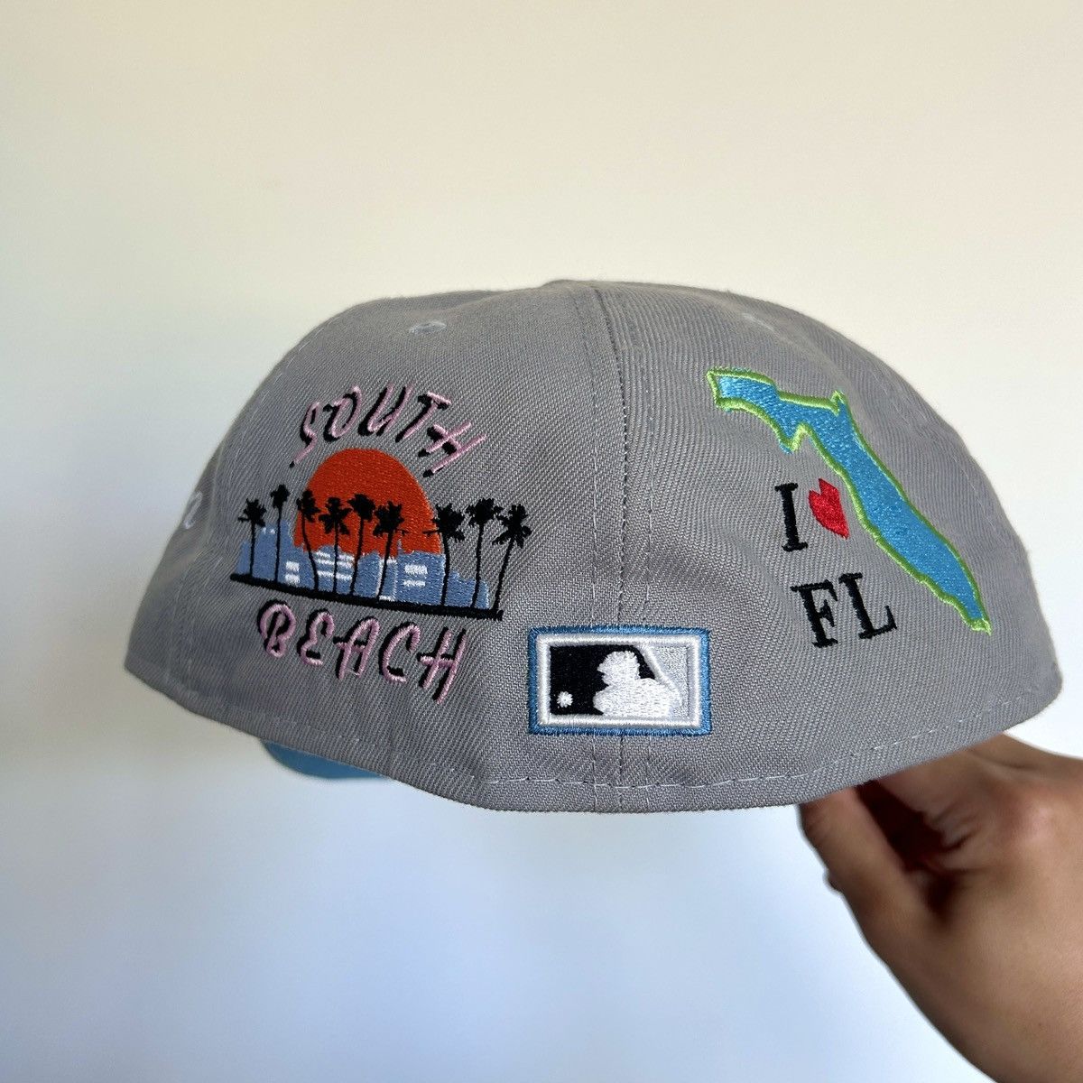 New Era *7 3/4* 1-of-1 NEW ERA Florida Miami Marlin Exclusive Fitted Size ONE SIZE - 8 Thumbnail