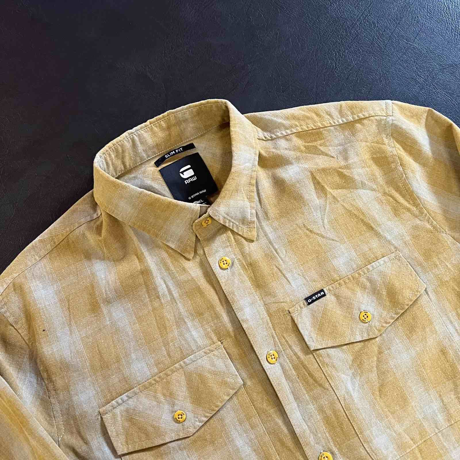 G-Star G-Star Raw flannel tartan shirt Sz XL Size US XL / EU 56 / 4 - 3 Thumbnail