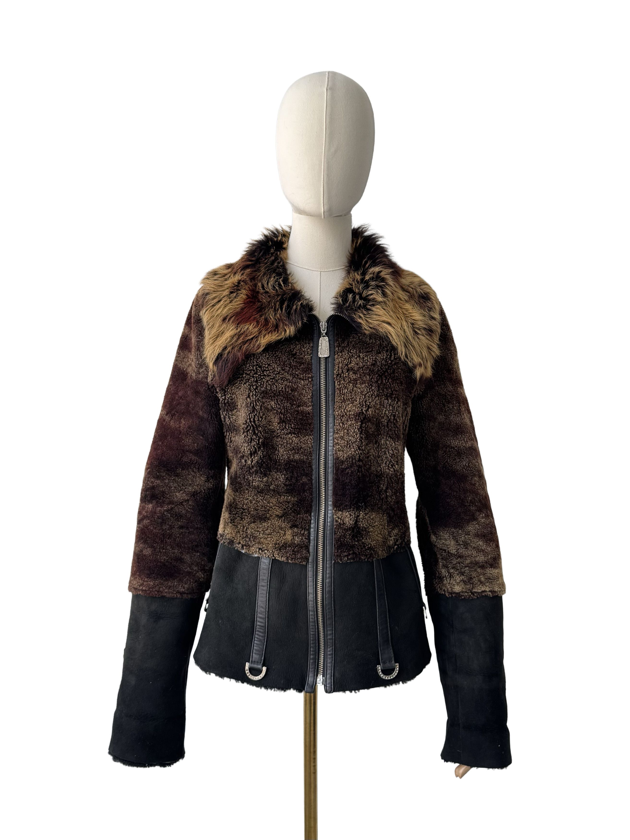 Vintage Vintage Real Sheepskin Cropped Jacket Size M / US 6-8 / IT 42-44 - 2 Thumbnail