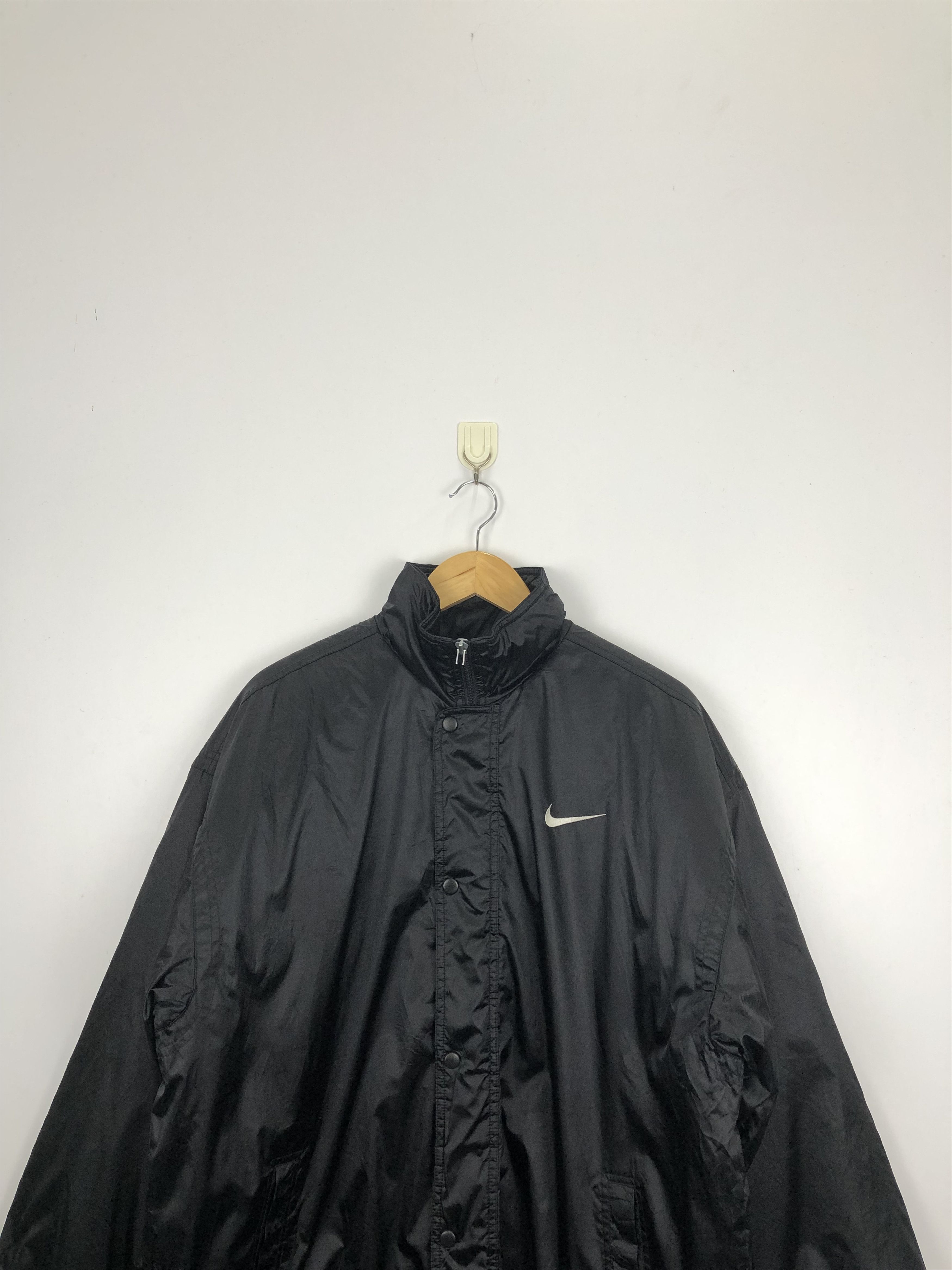 Nike Vintage 90s Nike Swoosh Long Jacket J0760 Size US M / EU 48-50 / 2 - 6 Thumbnail
