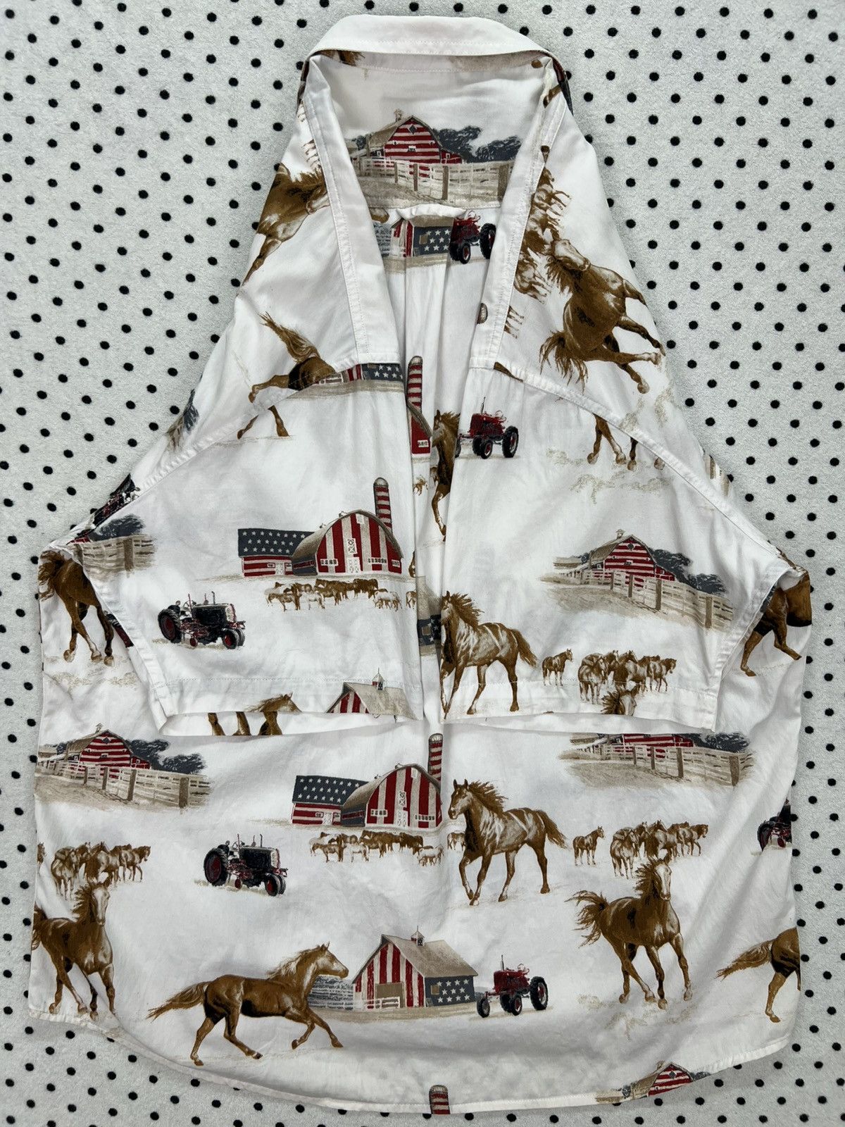 Vintage Bit & Bridle All Over Print Shirt Size US L / EU 52-54 / 3 - 6 Thumbnail