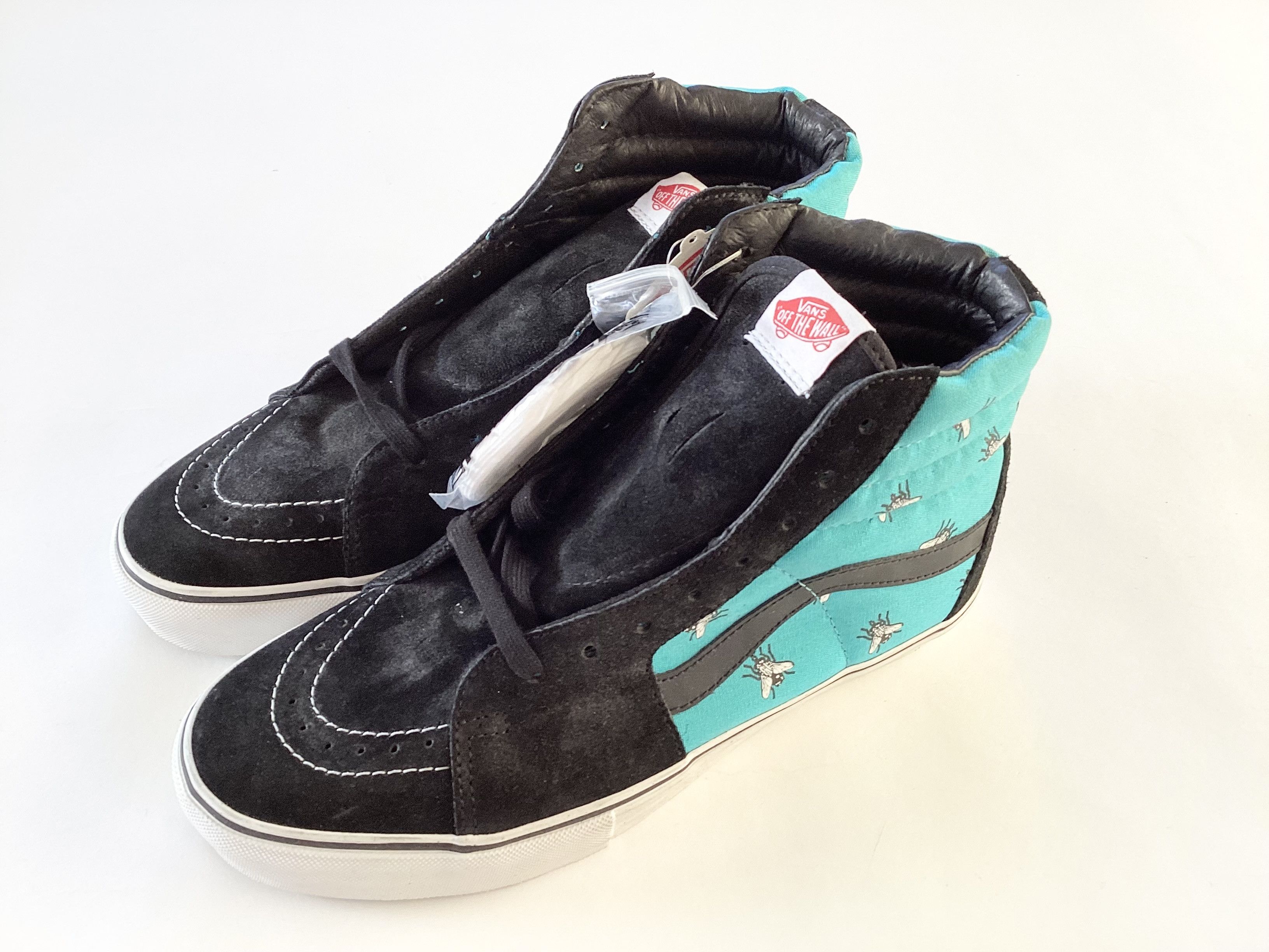 Vans (10.5)Supreme Vans Sk8-Hi Flies Blue 2011 Deadstock Size US 10.5 / EU 43-44 - 7 Thumbnail