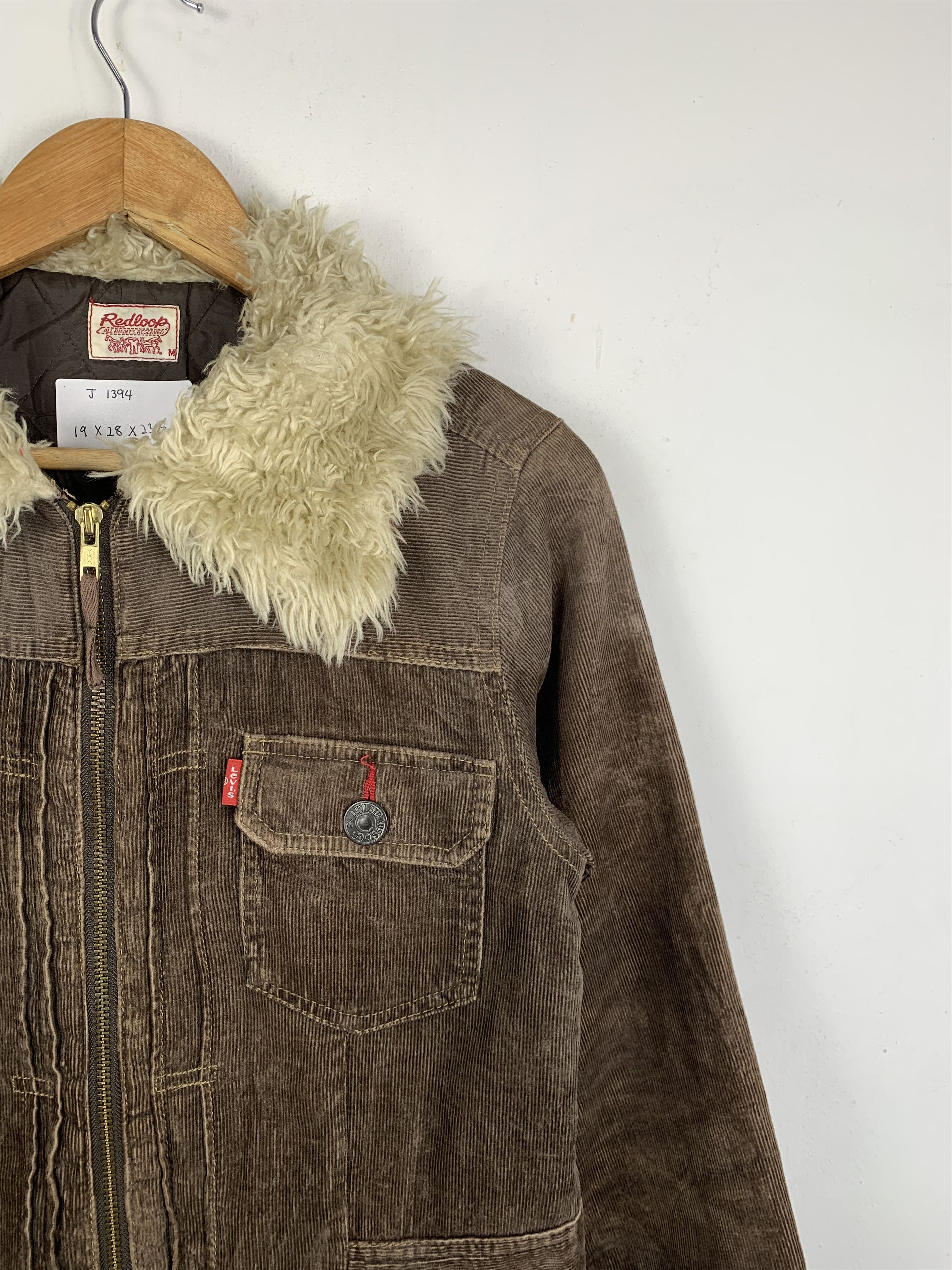 Levi's Vintage Levis Redloop Sherpa Denim Jacket J1394 Size M / US 6-8 / IT 42-44 - 9 Thumbnail