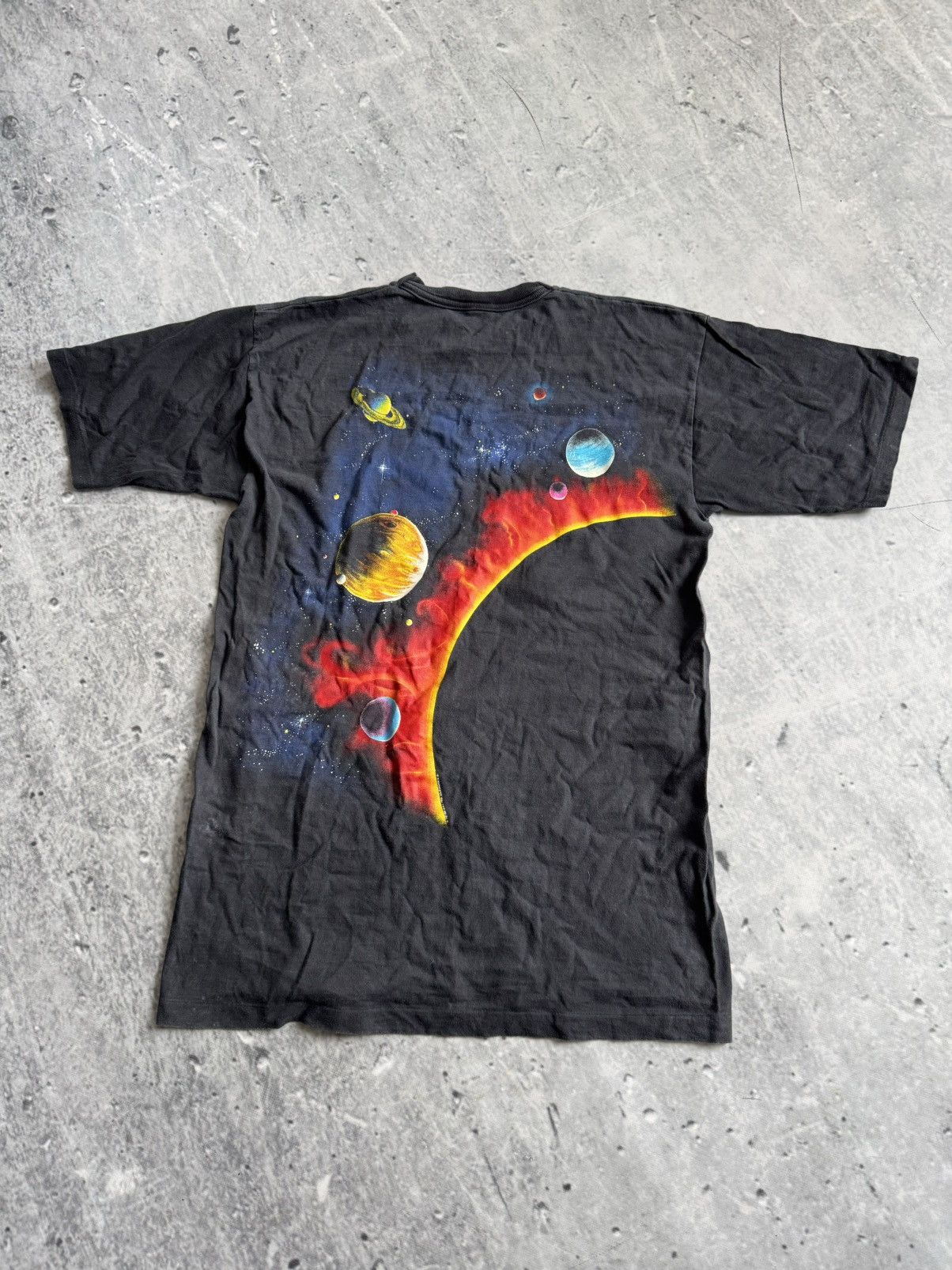 Vintage Vintage Peter Kull T-Shirt Harlequin NG 1990 Solar System Size US L / EU 52-54 / 3 - 2 Thumbnail