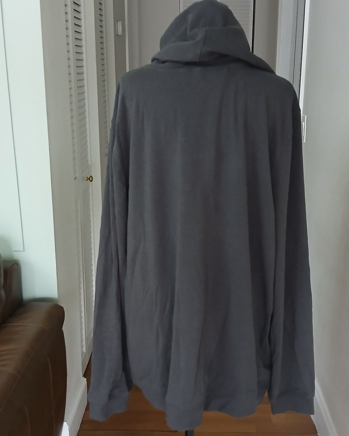 Other SKIMS Men's Dark Charcoal Hoodie - Pullover Drawstring Size US XL / EU 56 / 4 - 9 Thumbnail