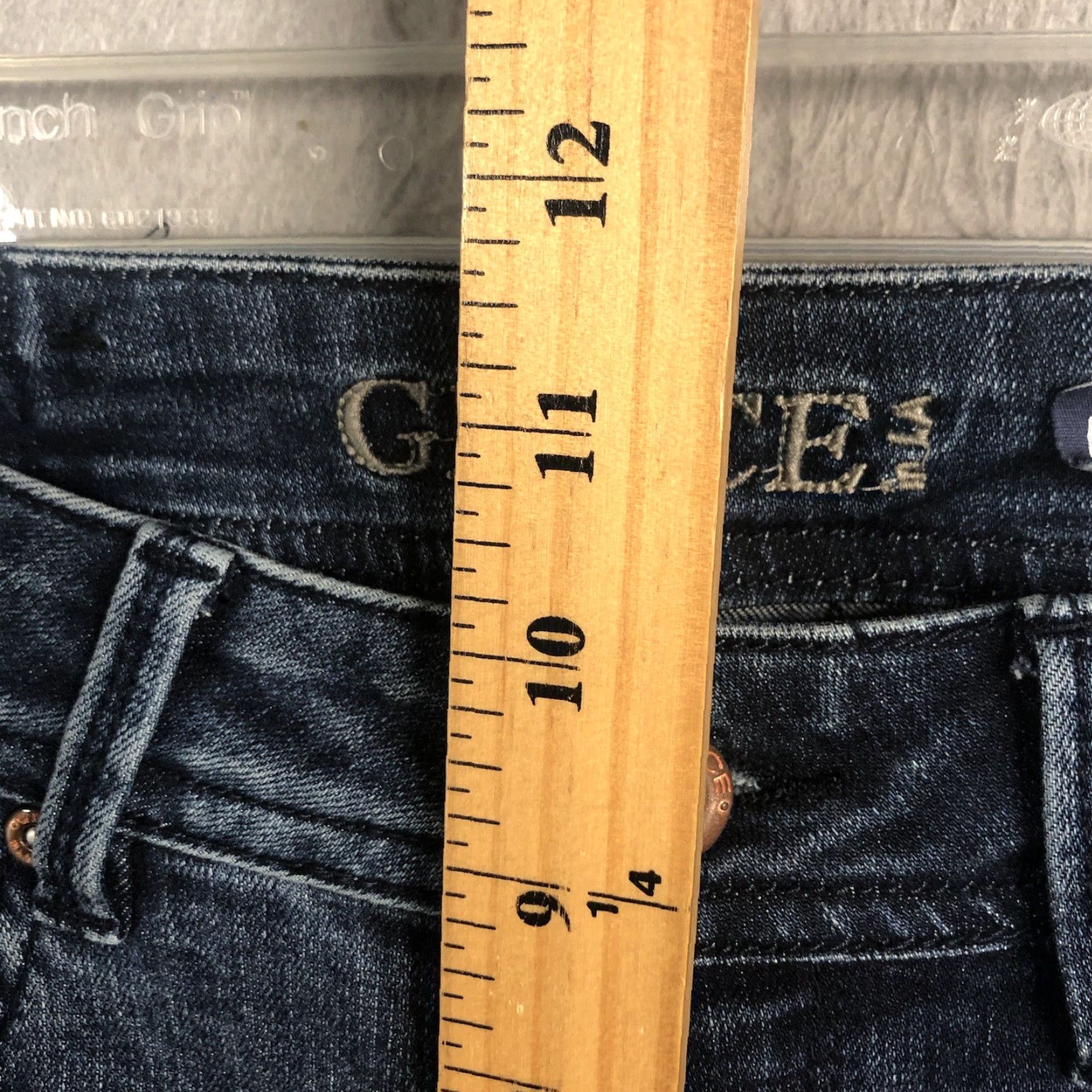 Grace in LA Grace In LA Jeans Womens 26 High Waist Bell Bottom Dark Wash Extreme Flare Jeans Womens 26 High Waist Bell Bottom Dark Wash Extreme Flare Size 26" / US 2 / IT 38 - 7 Thumbnail