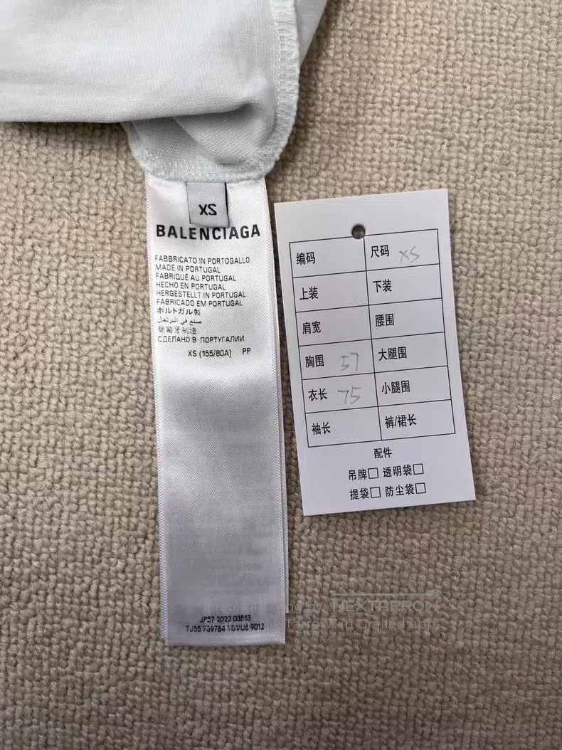 Balenciaga Balenciaga Letter Logo Printed Crew Neck Short Sleeve T-Sh Size US XS / EU 42 / 0 - 5 Thumbnail