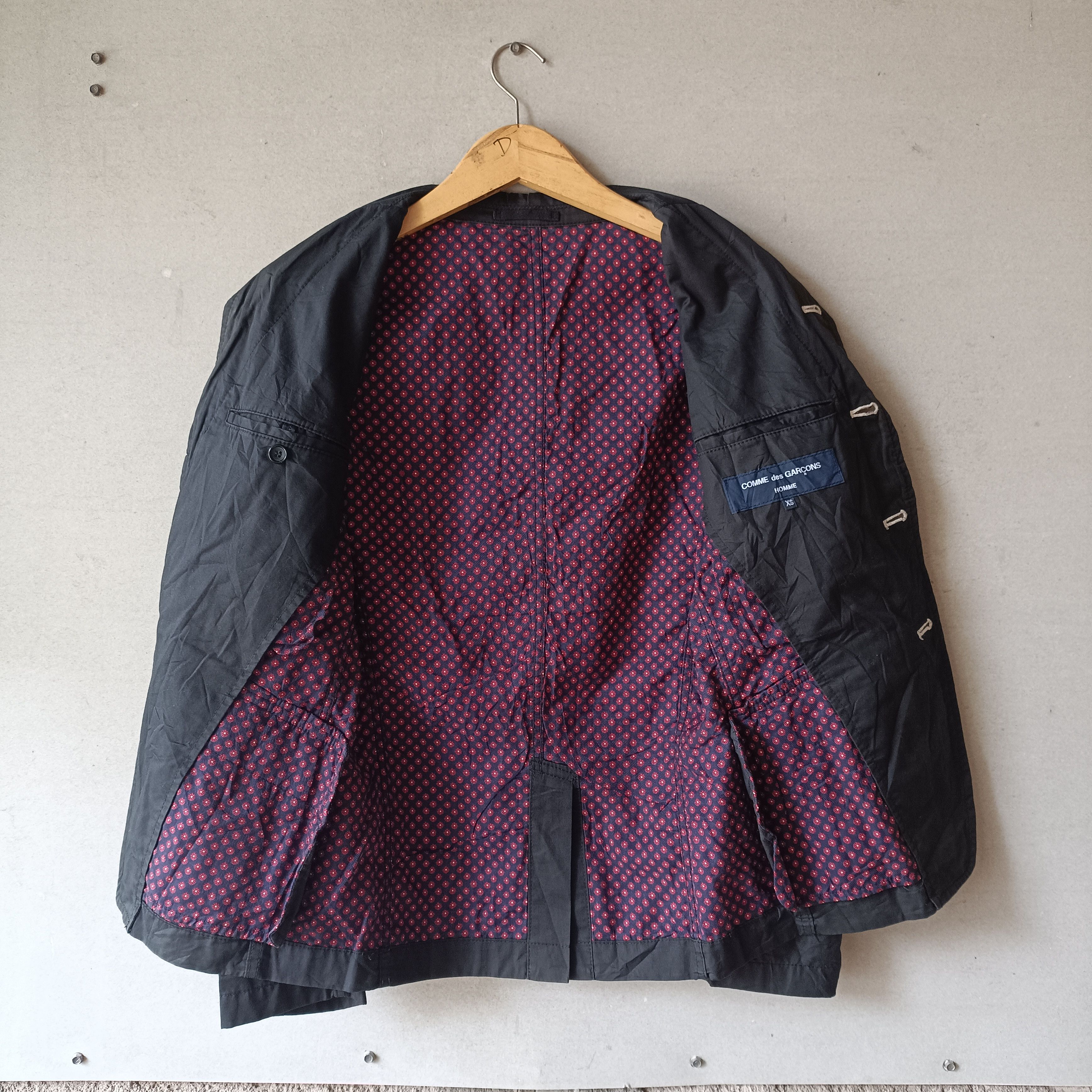 Comme des Garcons Homme AD2009 COMME DES GARCONS HOMME JACKET Size US XS / EU 42 / 0 - 2 Thumbnail