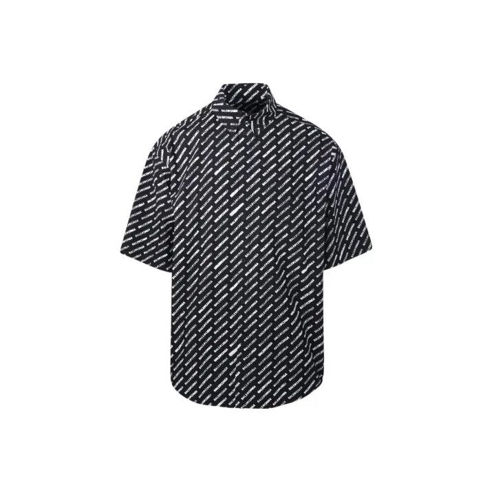 Balenciaga Balenciaga SS24 Logo Short Sleeve Shirt Size US M / EU 48-50 / 2 - 1 Thumbnail