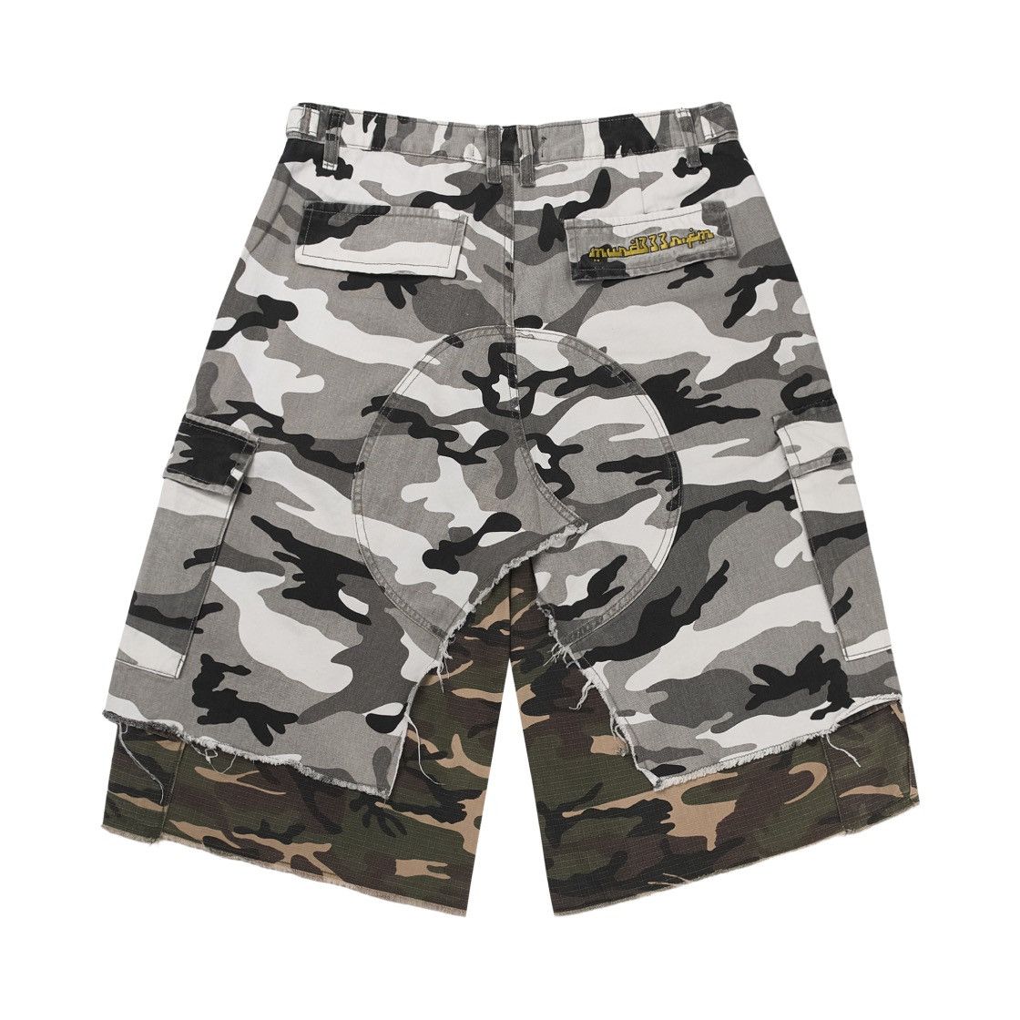 PROJECT G/R PROJECT G/R x MFM333。CAMO LAYERED SKIRT SHORTS size 2 Size US 34 / EU 50 - 2 Thumbnail
