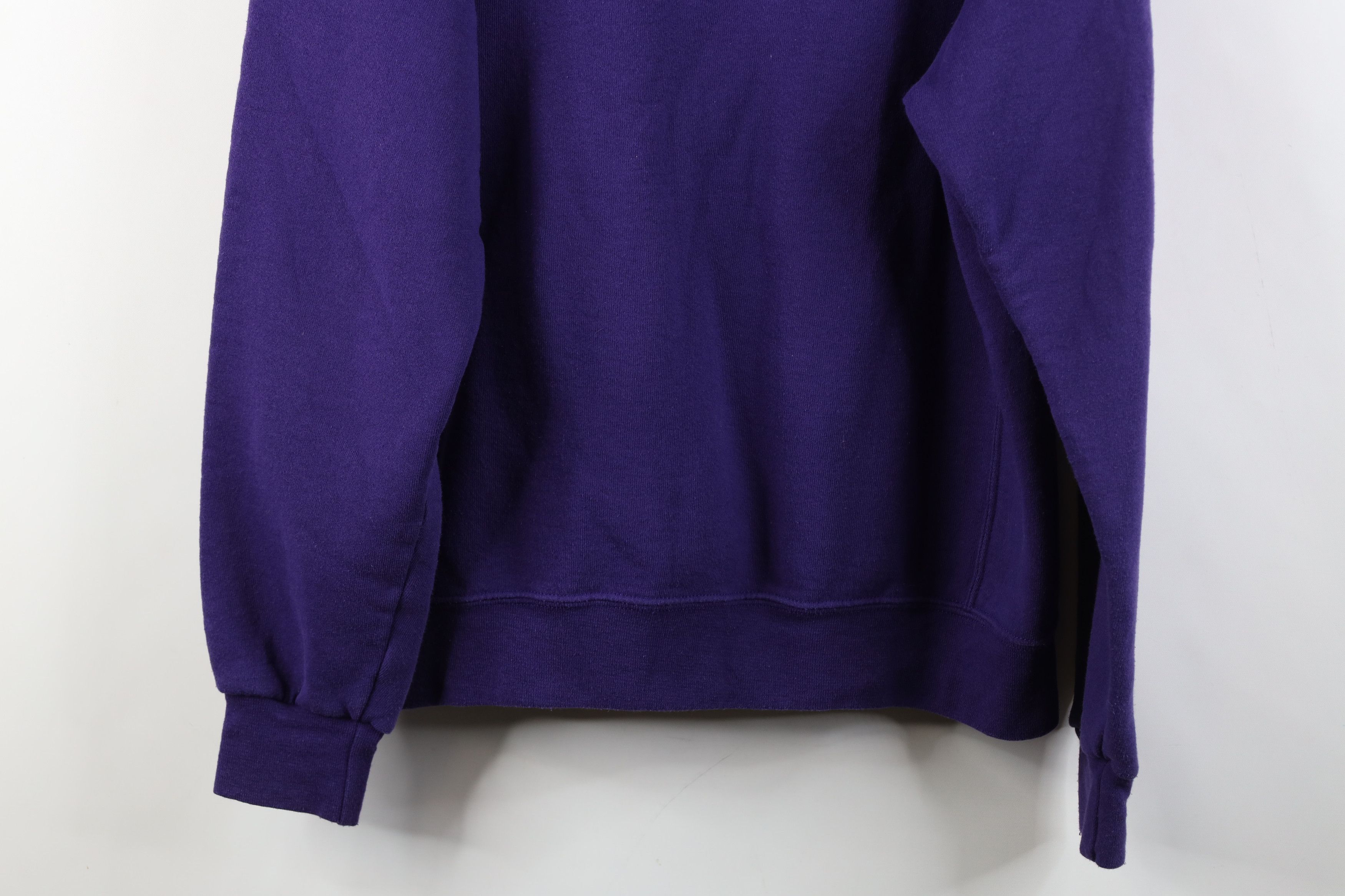 Russell Athletic Vintage 90s Y2K Russell Athletic Hoodie Sweatshirt Purple Size US L / EU 52-54 / 3 - 12 Thumbnail