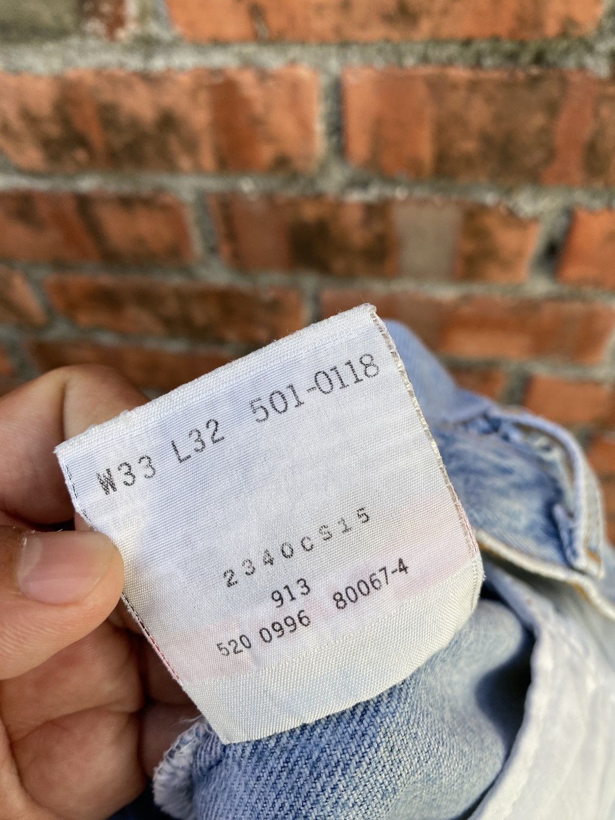 Levi's Vintage Clothing W32x31.5 Vintage levi's 501 made in USA Size US 32 / EU 48 - 7 Thumbnail