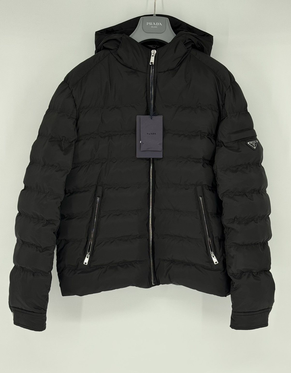 Prada Prada Nylon Puffer Jacket Size US L / EU 52-54 / 3 - 2 Thumbnail