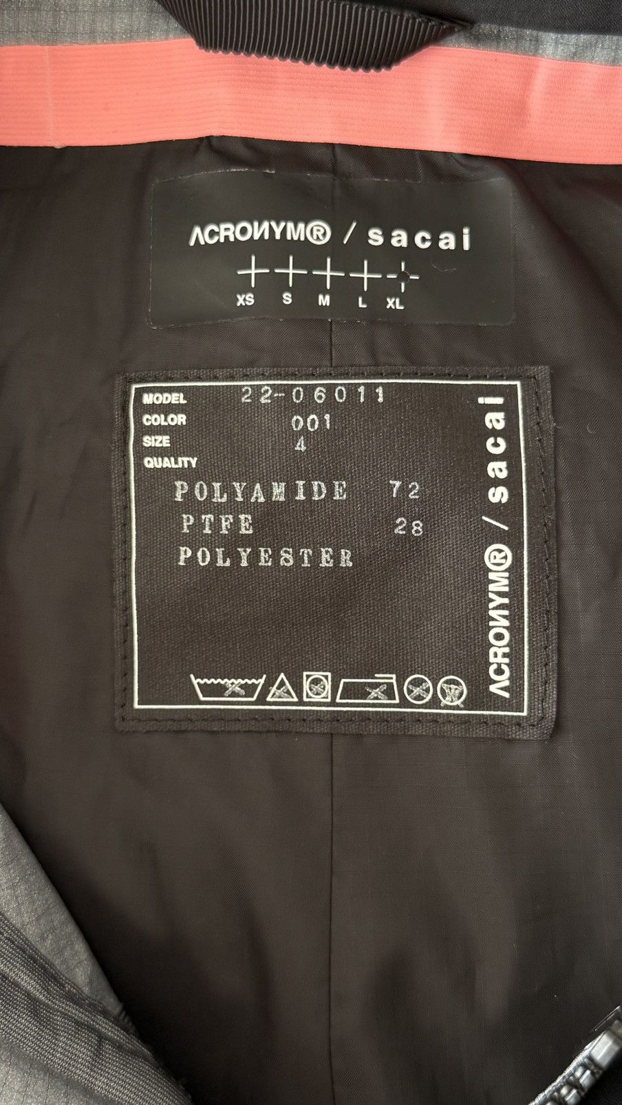 Acronym Acronym Sacai Crop Jacket / Sacai SAC-J6011 Size US XL / EU 56 / 4 - 3 Thumbnail