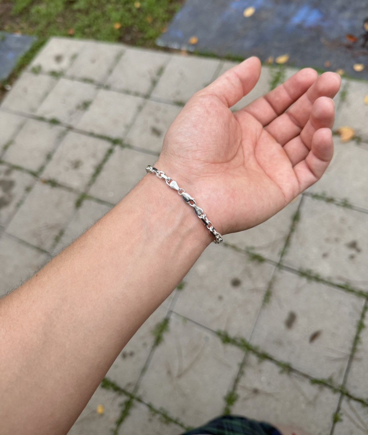 Sterling Silver Sterling silver anchor link bracelet 8” Size ONE SIZE - 8 Thumbnail